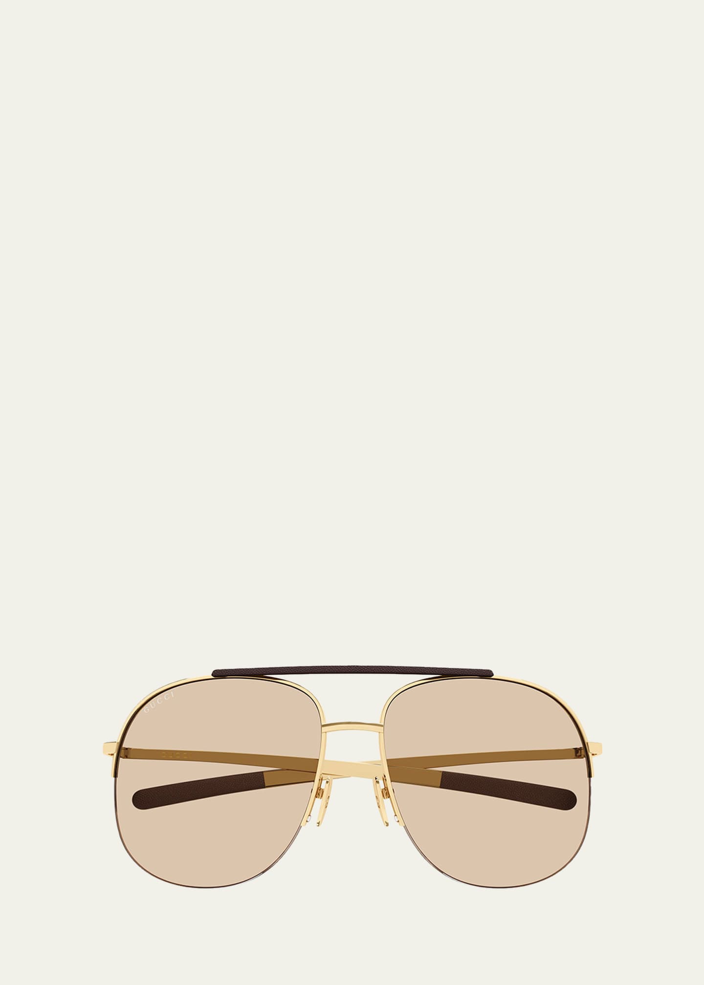 まろ GUCCI サングラス Gucci 61mm Metal Aviator Sunglasses - Bergdorf Goodman