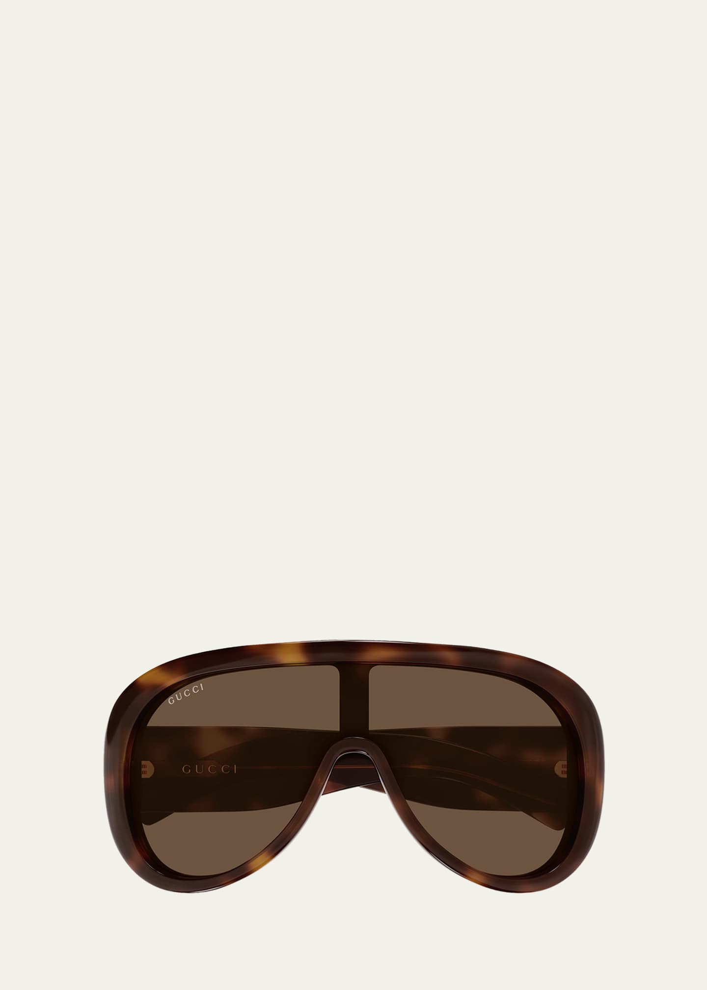 Gucci 99mm Acetate Shield Sunglasses - Bergdorf Goodman