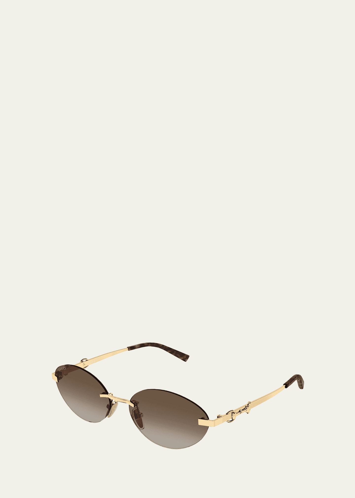 Gucci 58mm Metal & Acetate Oval Sunglasses - Bergdorf Goodman