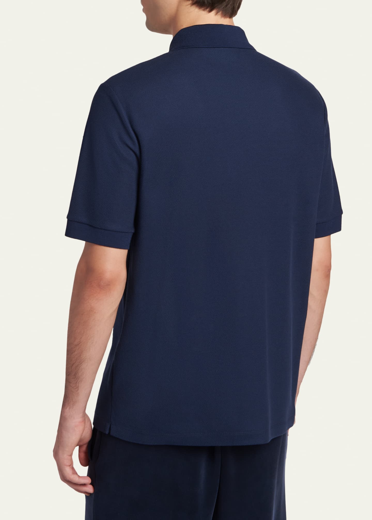 Giorgio Armani Men's Cotton Pique Classic-Fit Polo Shirt