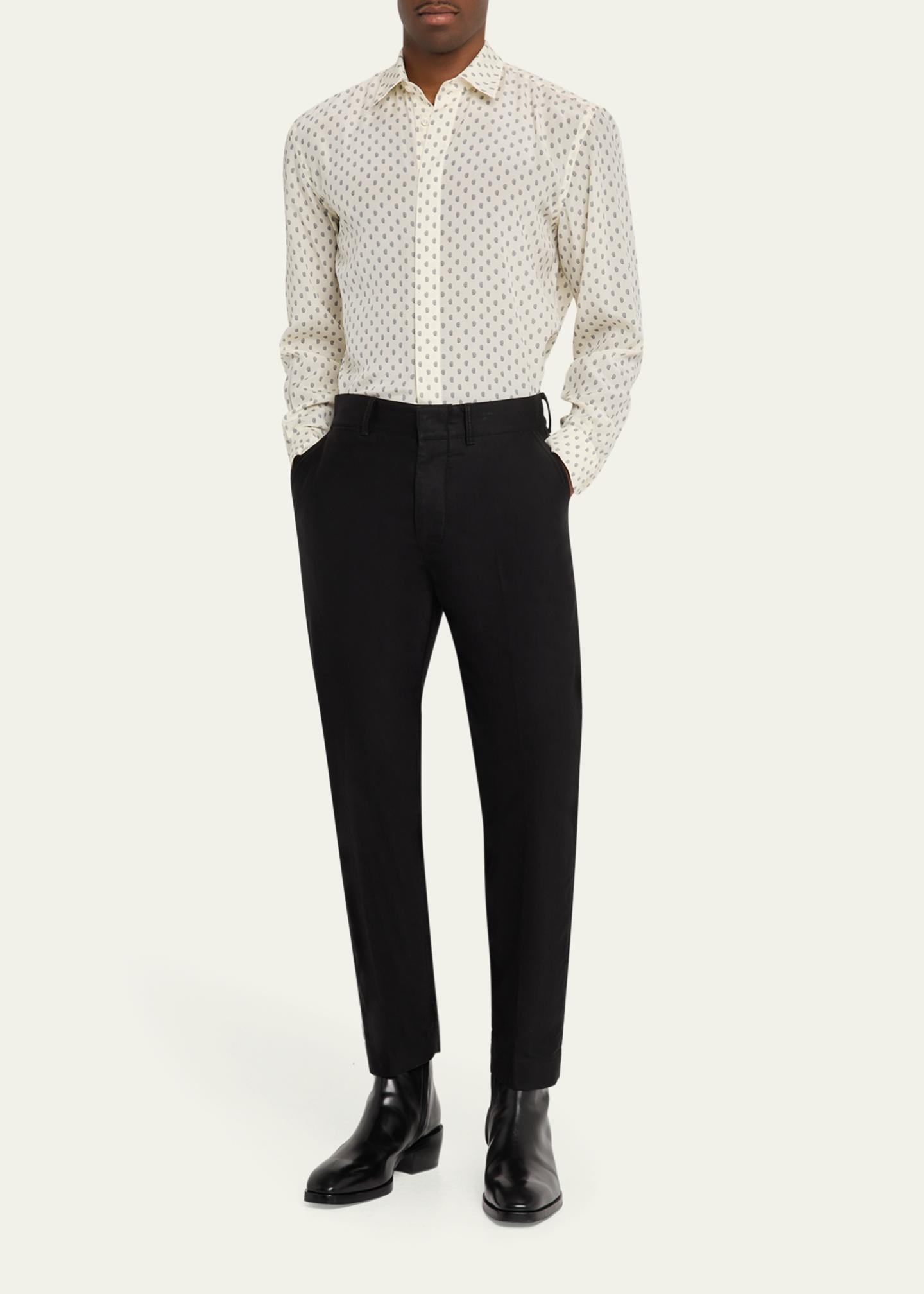 TOM FORD Men's Crepe de Chine Silk Paisley Dress Shirt - Bergdorf