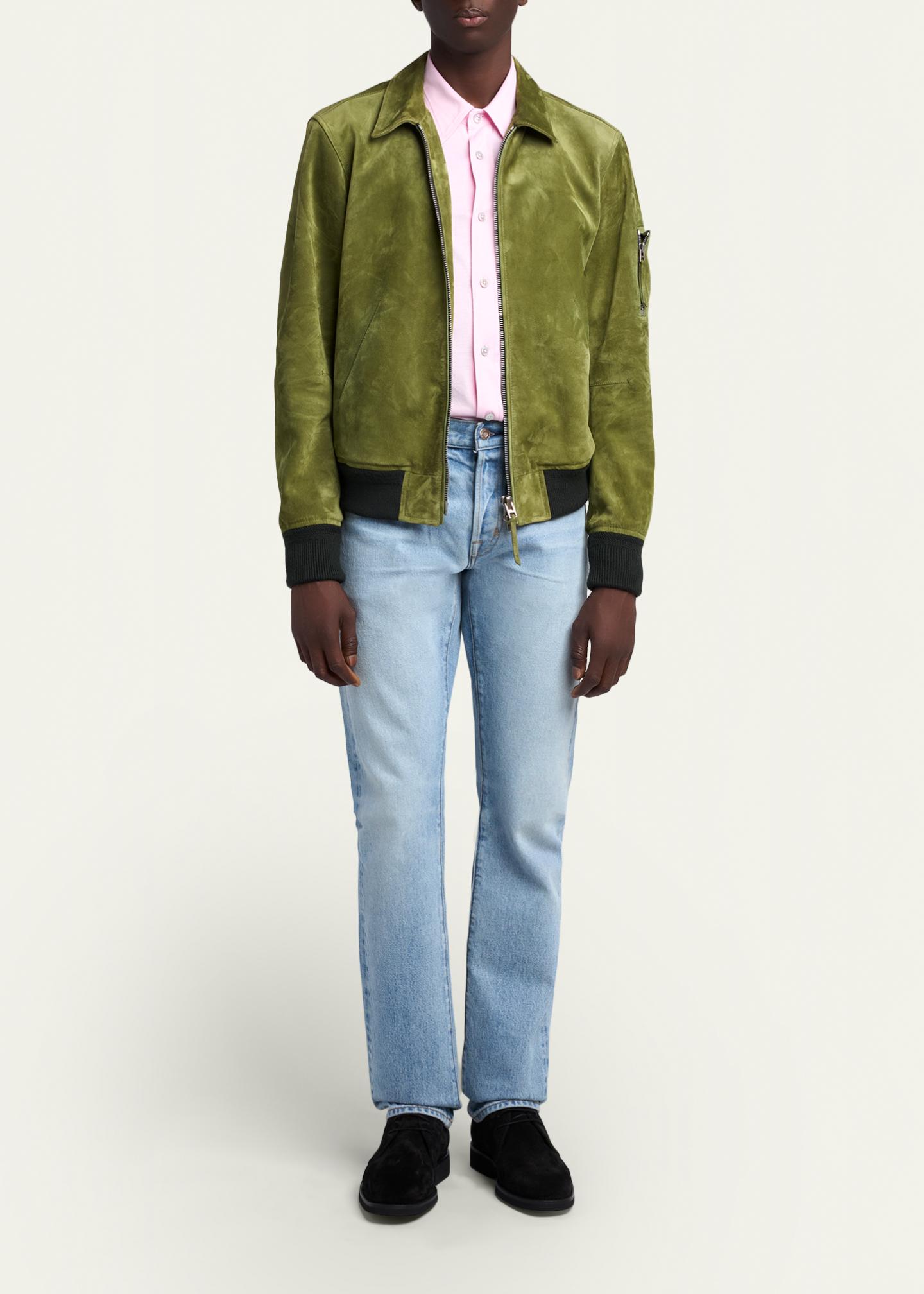 TOM FORD Men's Straight Five-Pocket Jeans - Bergdorf Goodman
