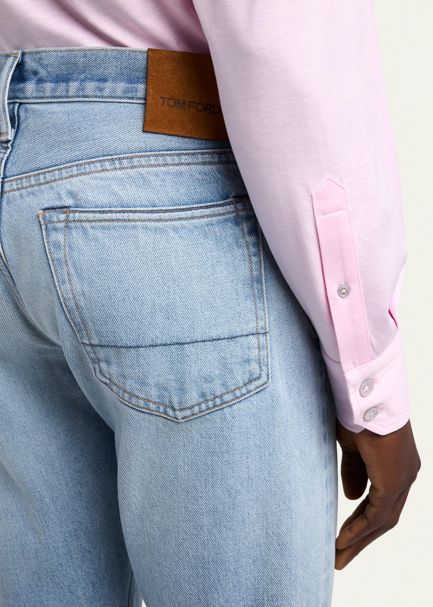 TOM FORD Men's Straight Five-Pocket Jeans - Bergdorf Goodman