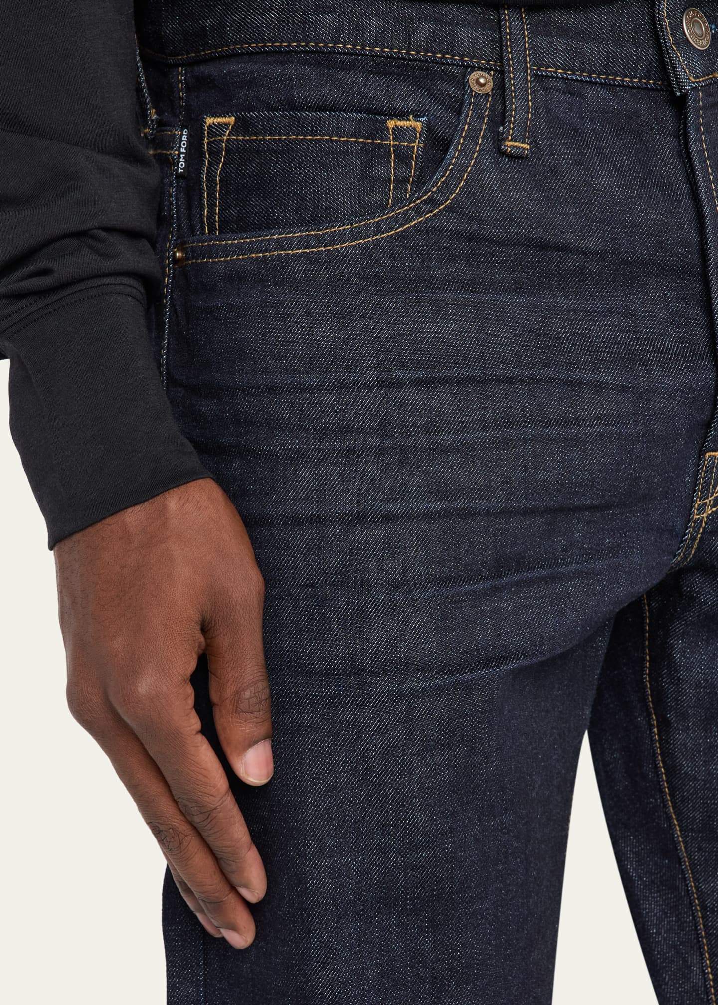 美品 TOM FORD ブラックデニム スリムフィット　31 TOM FORD Men's Washed Black Denim Slim Fit Jeans - Bergdorf Goodman