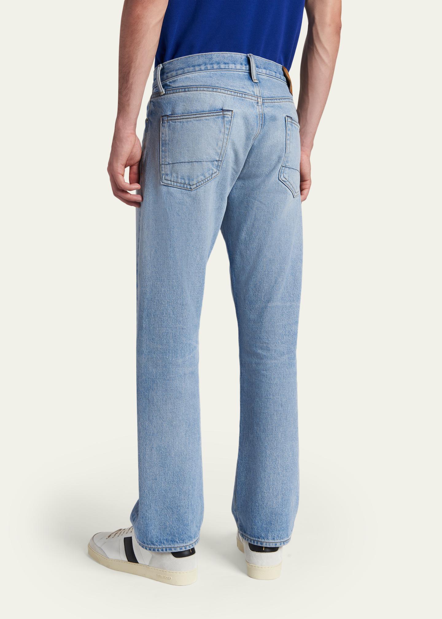 TOM FORD Men's Straight Five-Pocket Jeans - Bergdorf Goodman