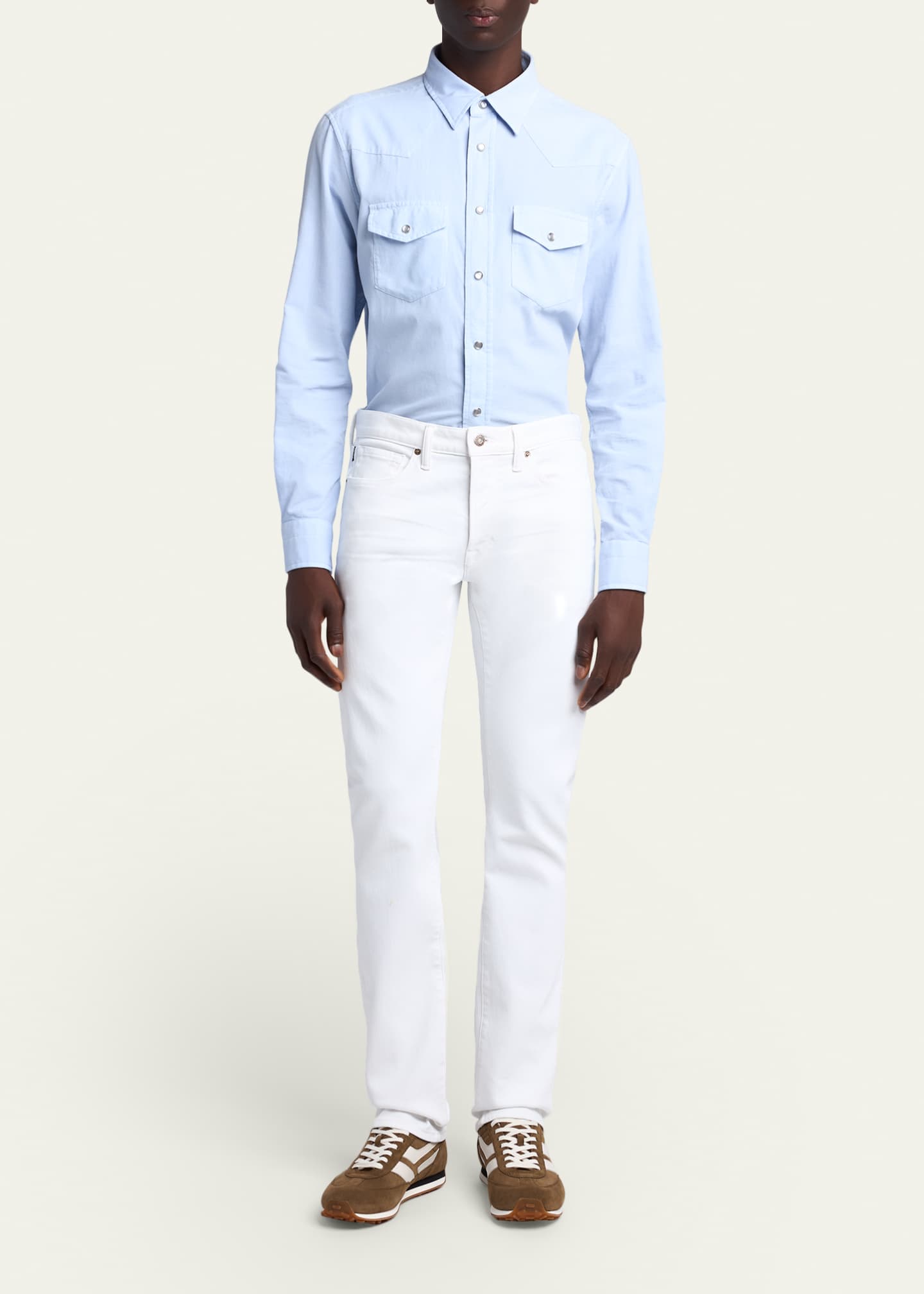 TOM FORD Men's Straight Corduroy Cotton Jeans - Bergdorf Goodman