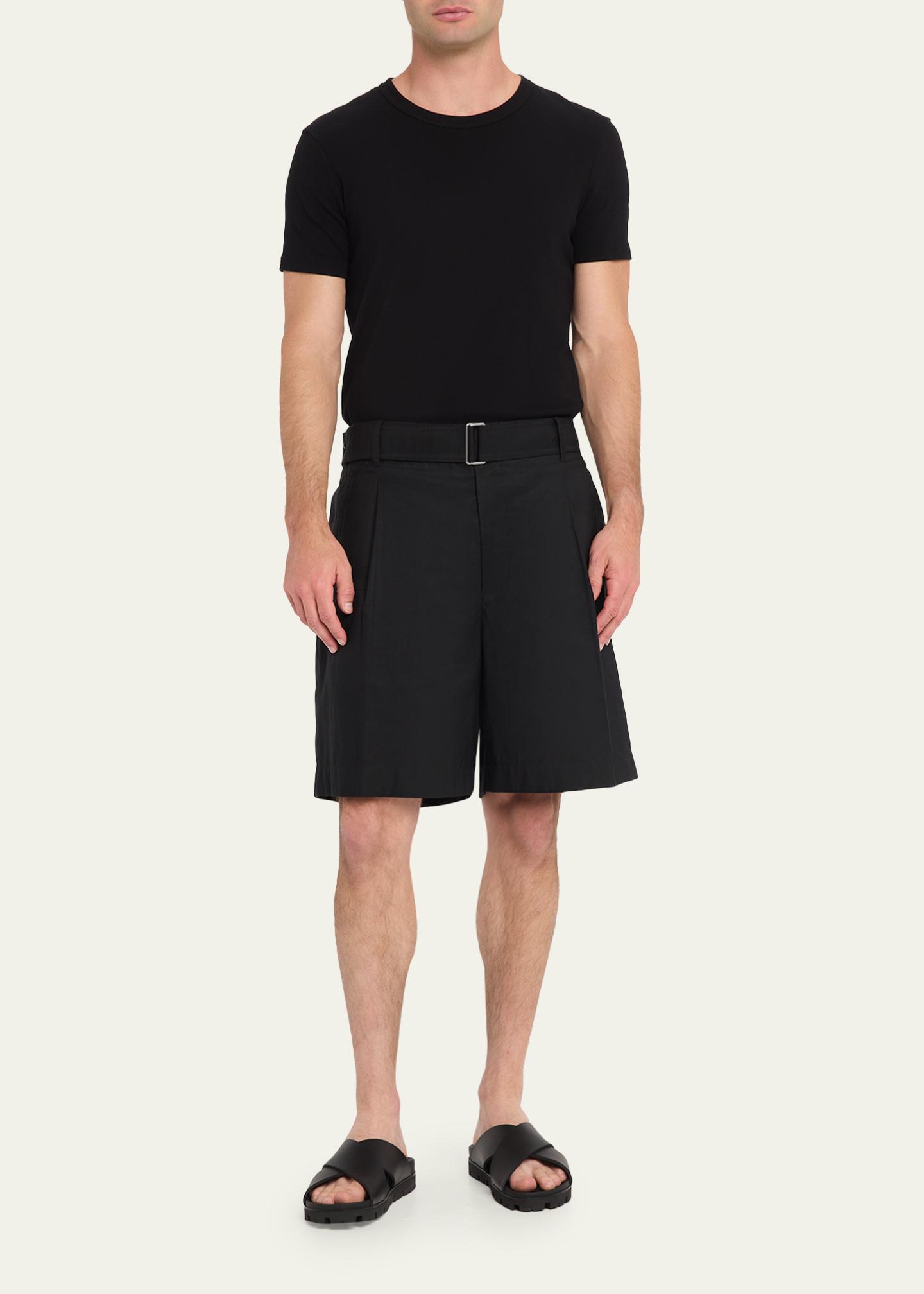 Prada Men's Soft Cage Criss-Cross Rubber Slide Sandals - Bergdorf