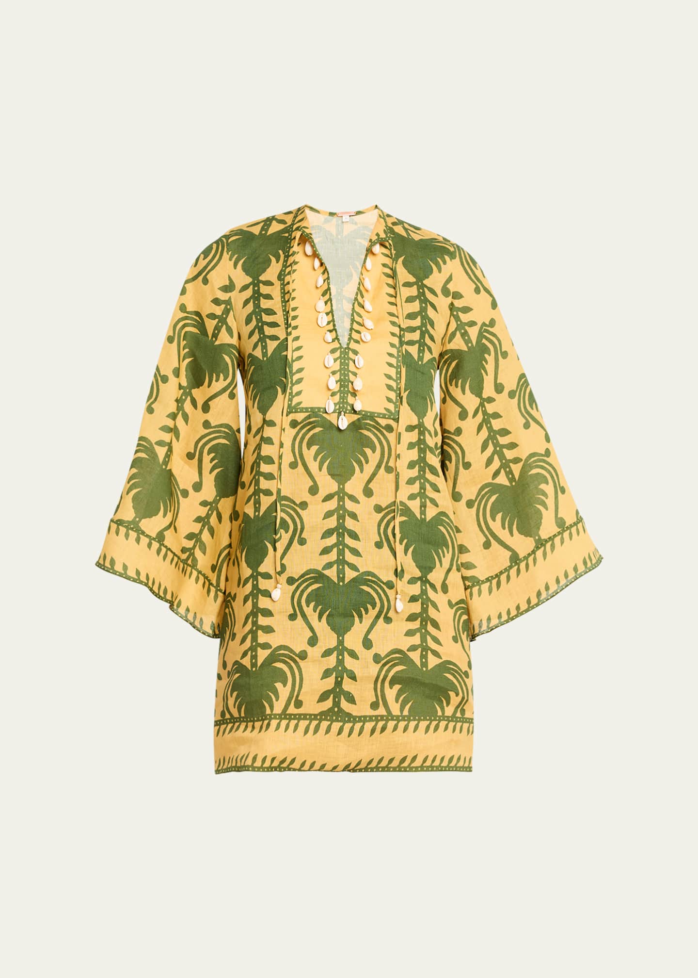 johanna ortiz linen shirt dress Vanilla Flair Belted Linen Shirt Dress By Johanna Ortiz