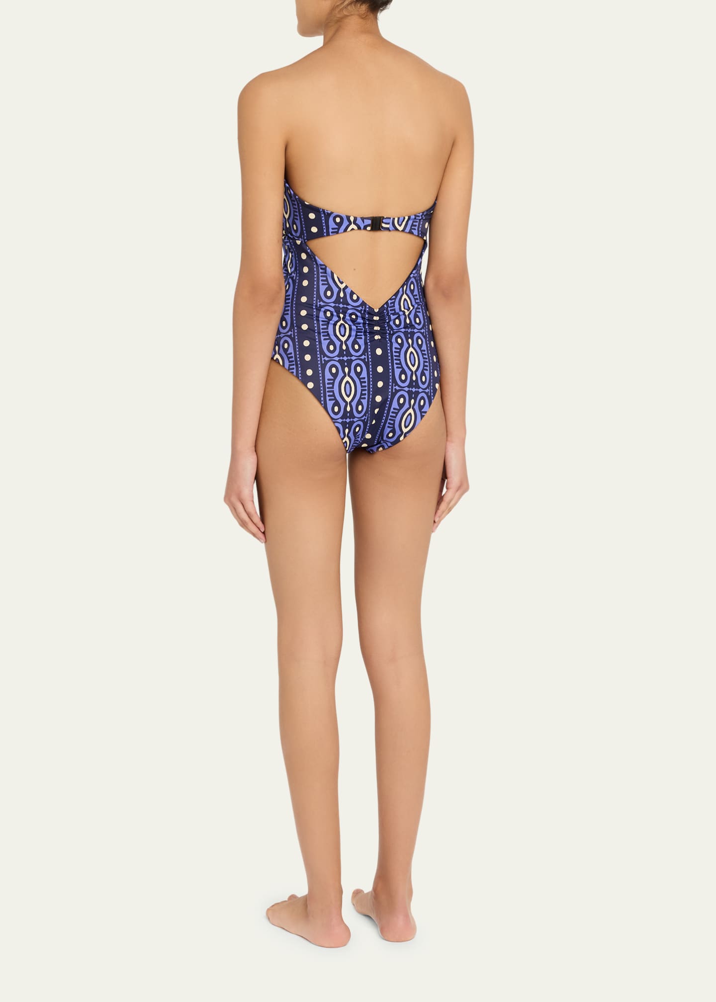 Johanna Ortiz Tribal Lastly Strapless One-Piece Swimsuit