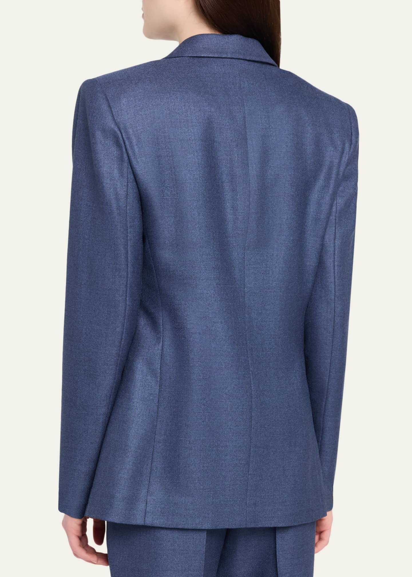 Giorgio Armani Single-Breasted Silk Blazer Jacket - Bergdorf Goodman