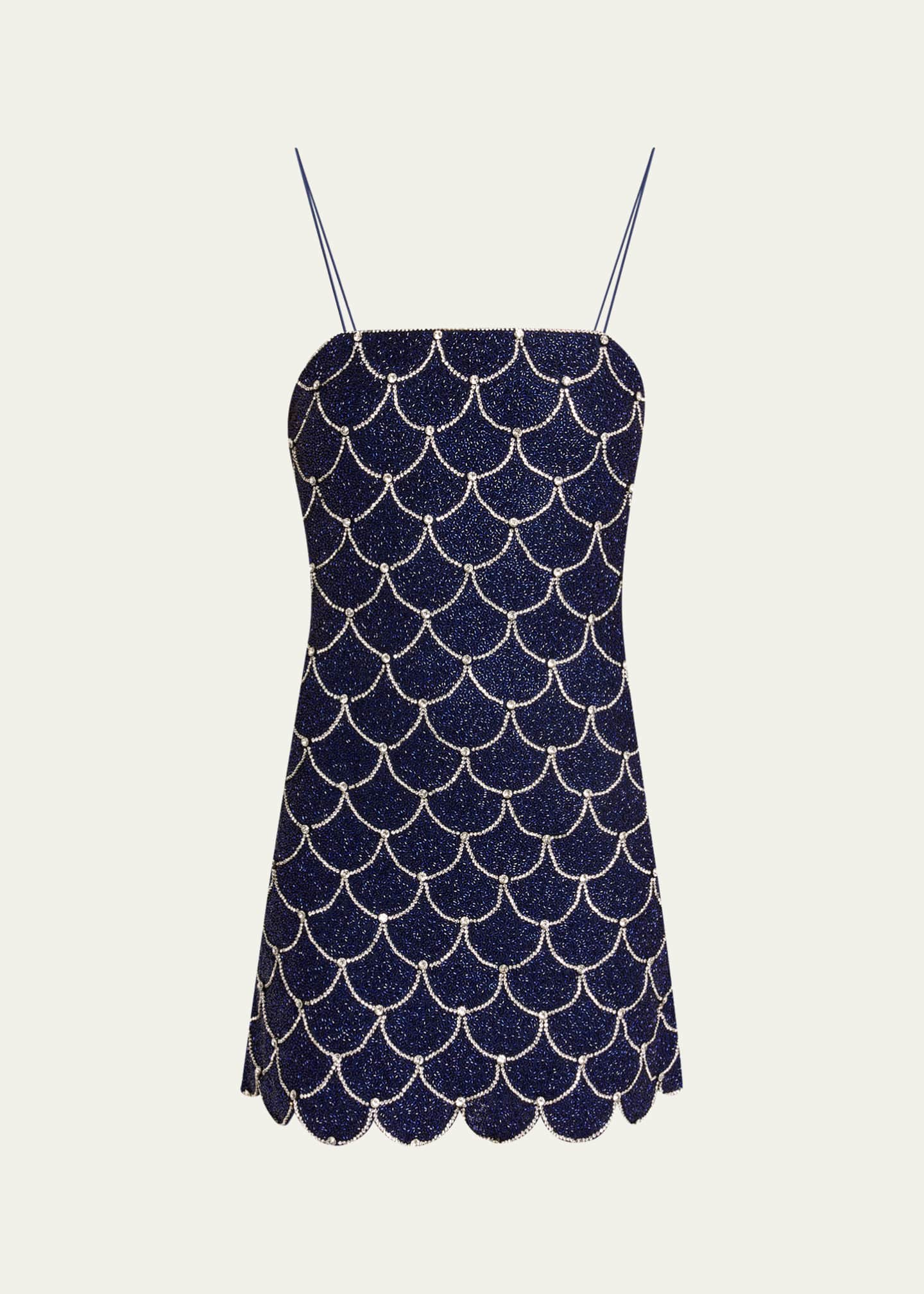 1回着用のみ超美品 VIVIANO 24AW Mao チャイナ ベスト jurk ALICE + OLIVIA Nina Embellished Mini Dress - Bergdorf Goodman