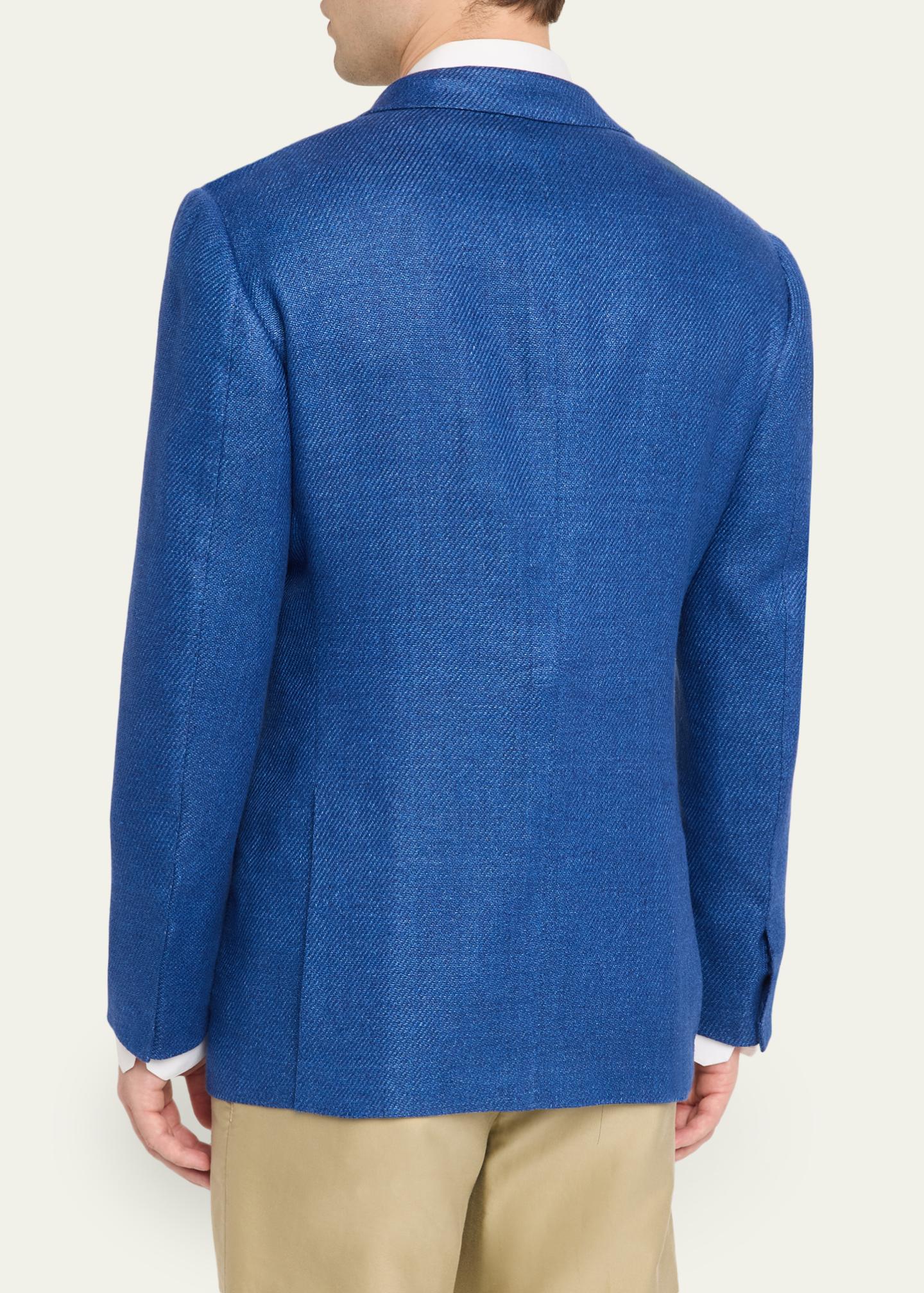 Cesare Attolini Men's Tonal Herringbone Two-Button Jacket - Bergdorf ...