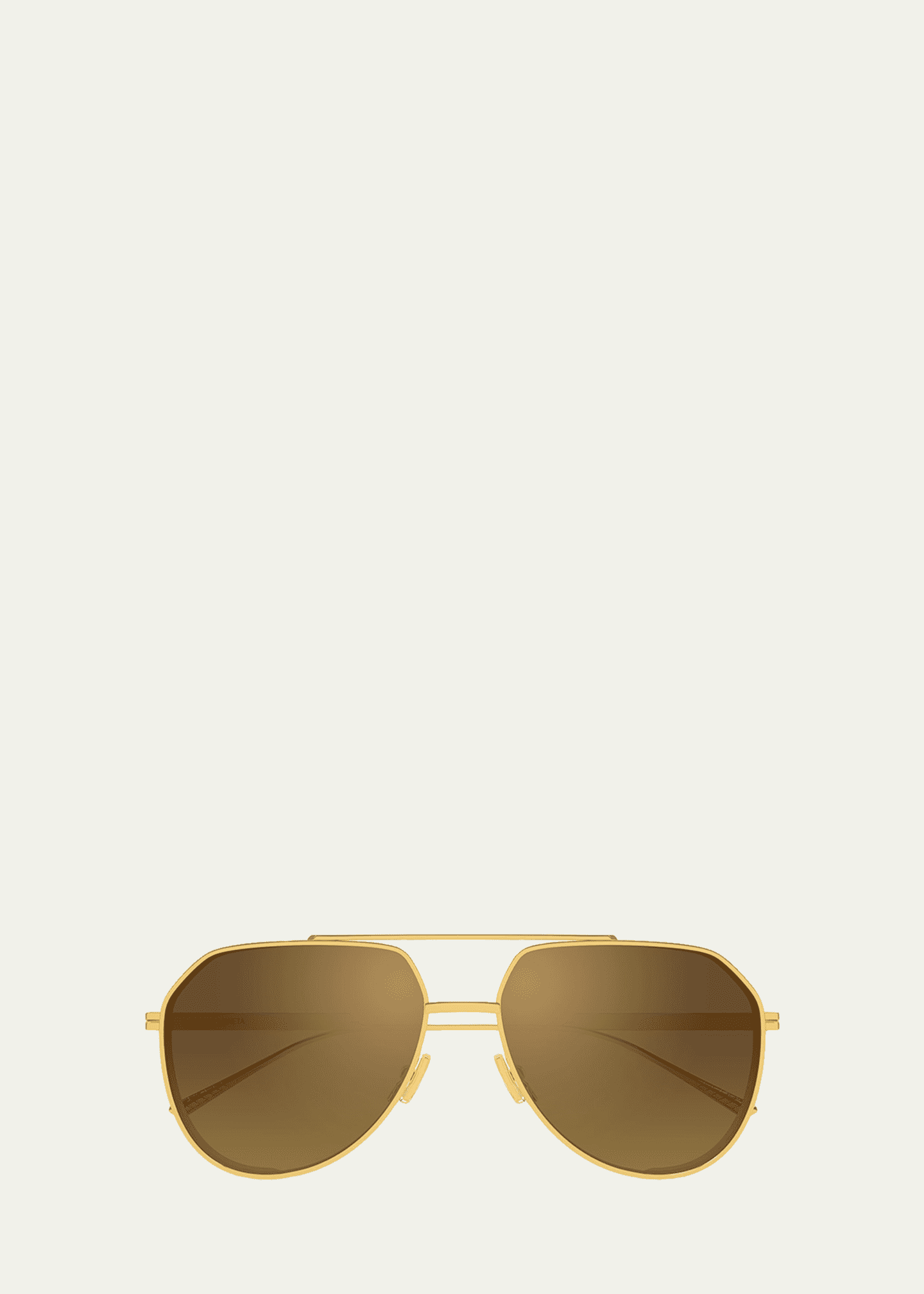 BOTTEGA VENETA アビエーターサングラス Bottega Veneta Ribbon 60mm Metal Aviator Sunglasses - Bergdorf Goodman