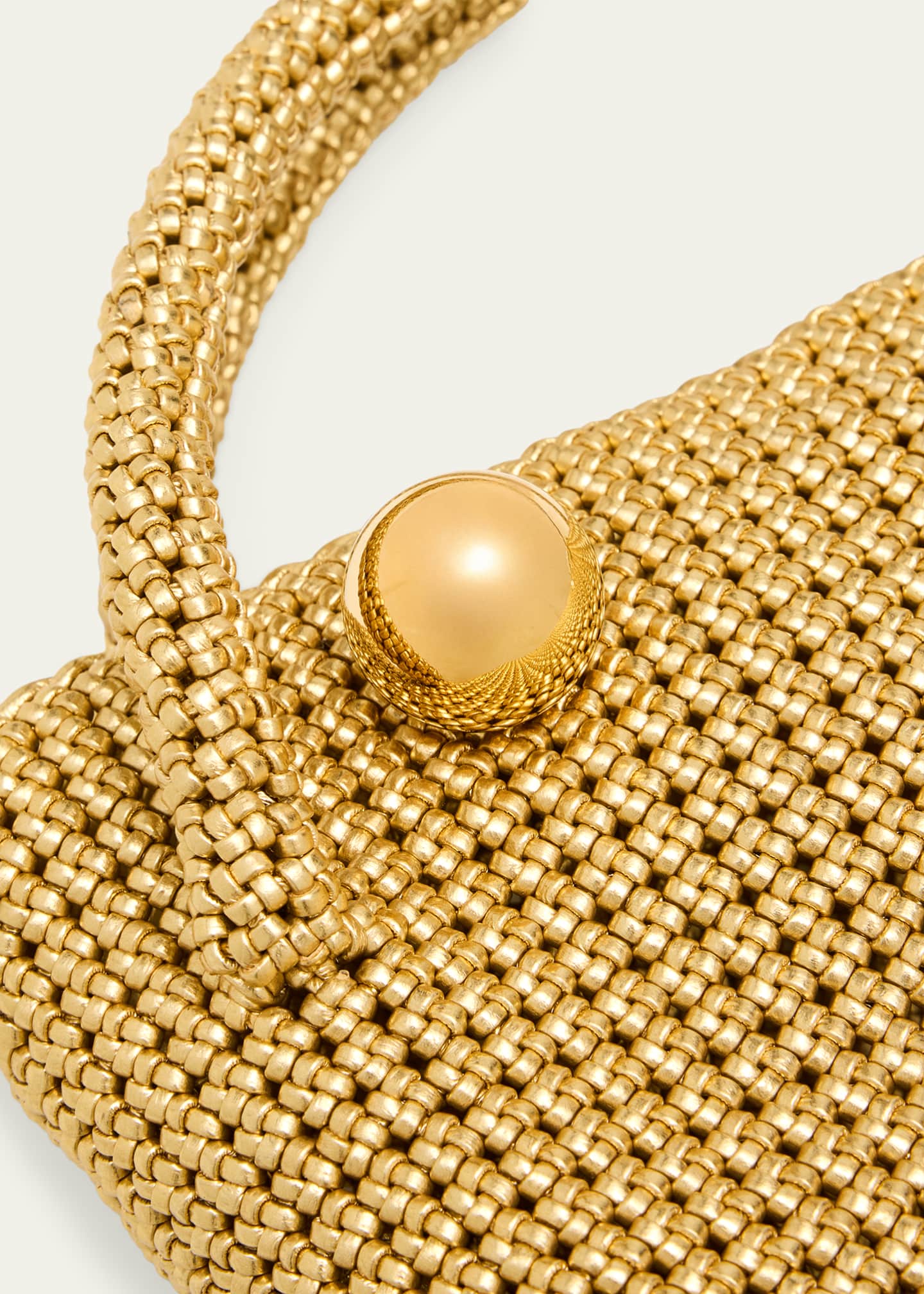 Bottega Veneta Tosca Intreccio Leather Mini Top-Handle Bag