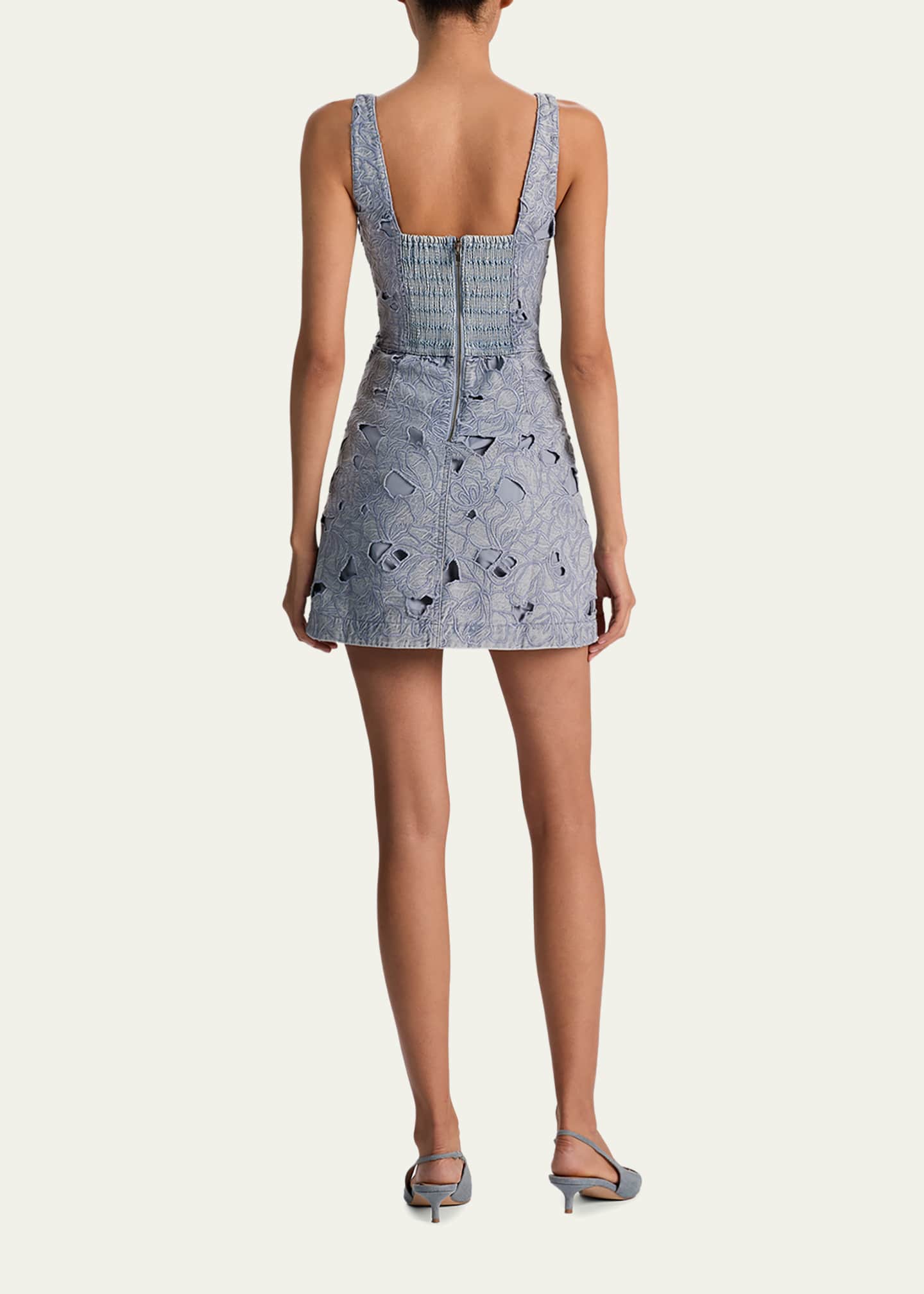 denim and rhinestone dress Dakota Rhinestone Denim Dress – G. Marie's main image 1