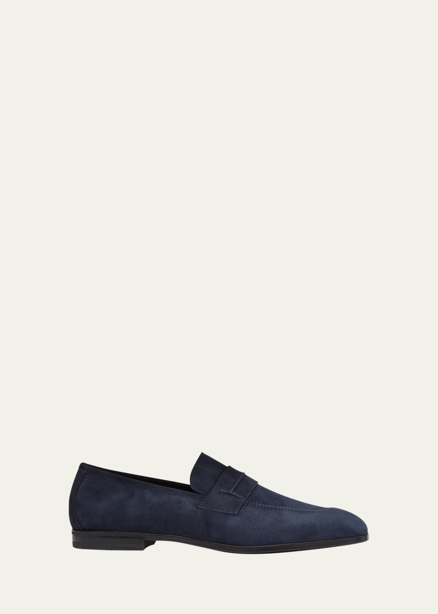 Saks Fifth Avenue Navy Penny Tassel‎ Loafers in Size 9.5 First it was khakis, now it main image 2