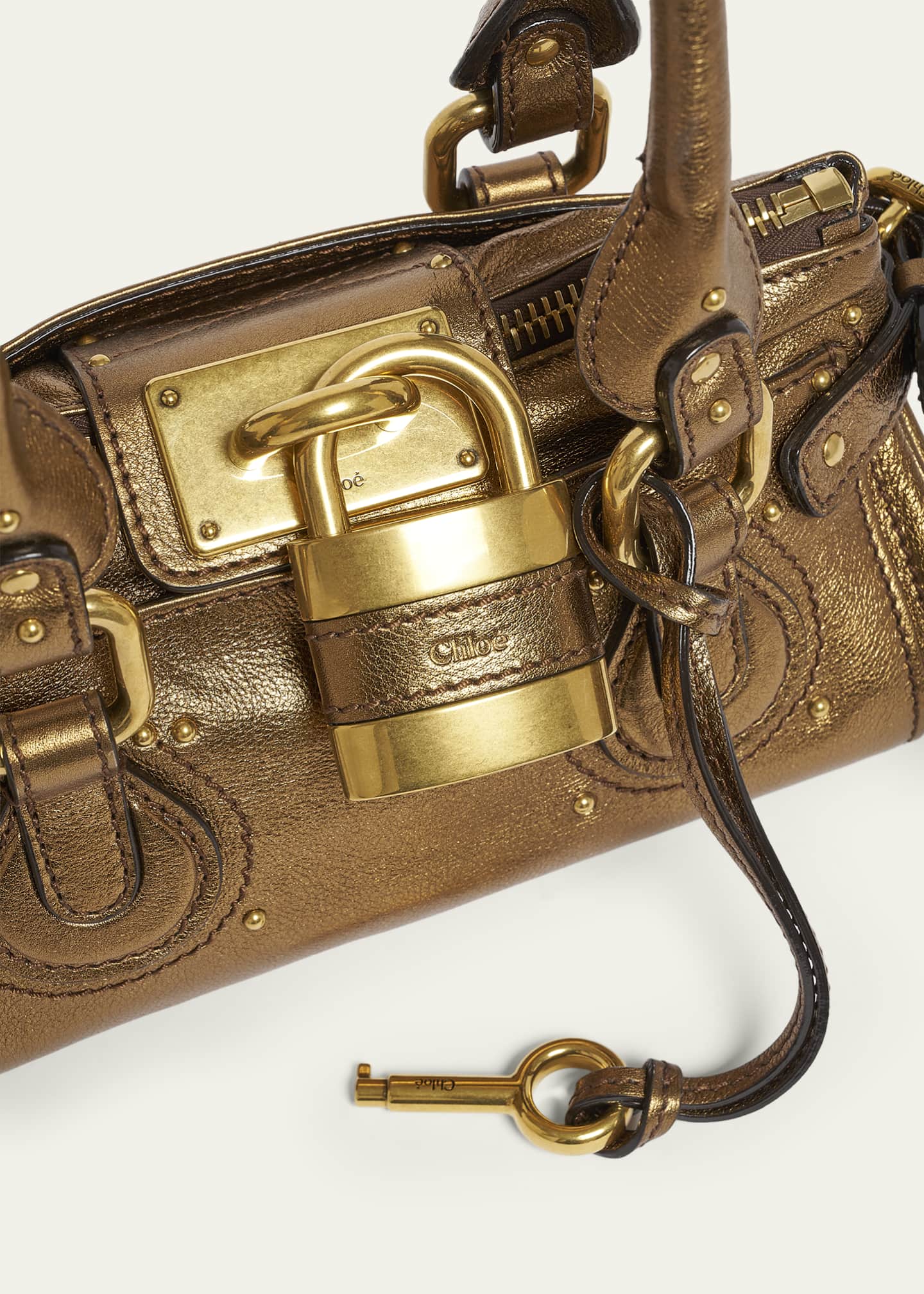美品◆Chloe◆クラッチバッグ◆ゴールド クロエ Chloe ショルダーバッグ クラッチバッグ エディス 2WAY ミニ