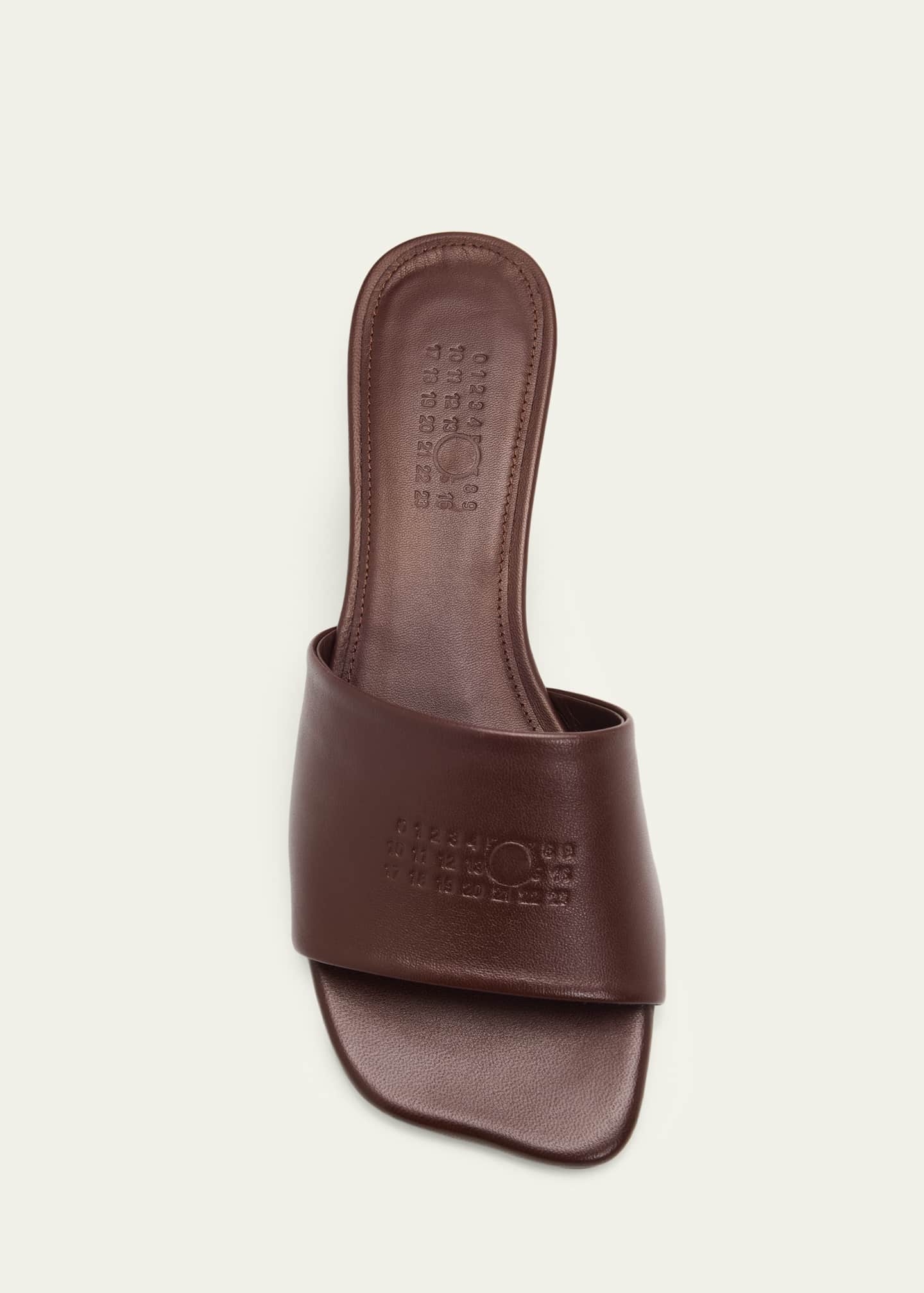 MM6 Maison Margiela 25mm Anatomic Leather Slide Sandals - Bergdorf