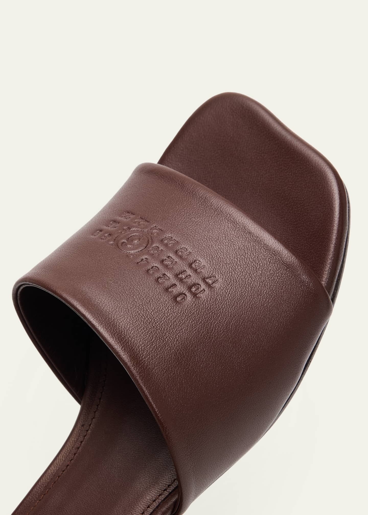 MM6 Maison Margiela 25mm Anatomic Leather Slide Sandals - Bergdorf