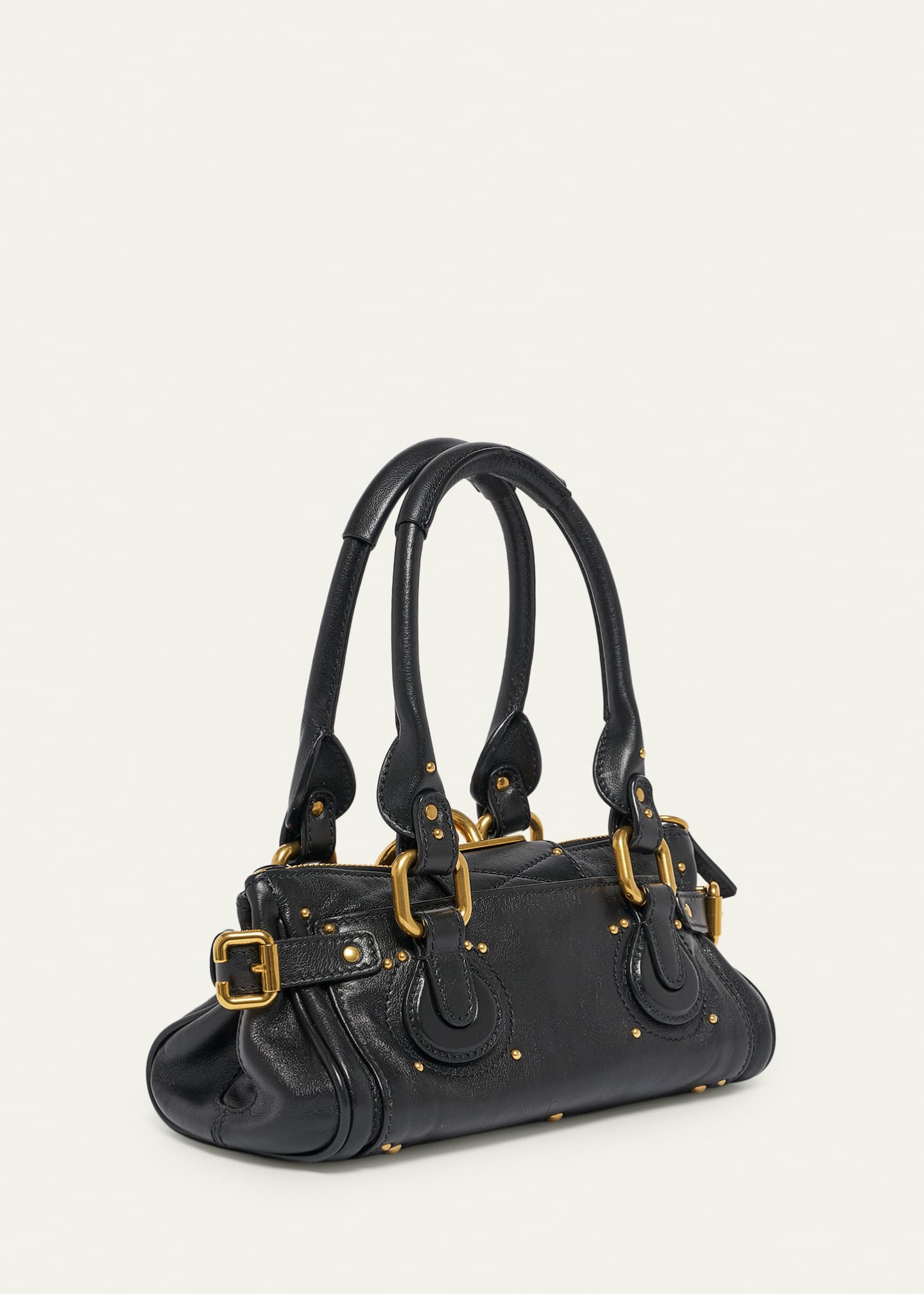 Chloe Small Paddington Padlock Shoulder Bag in Leather - Bergdorf