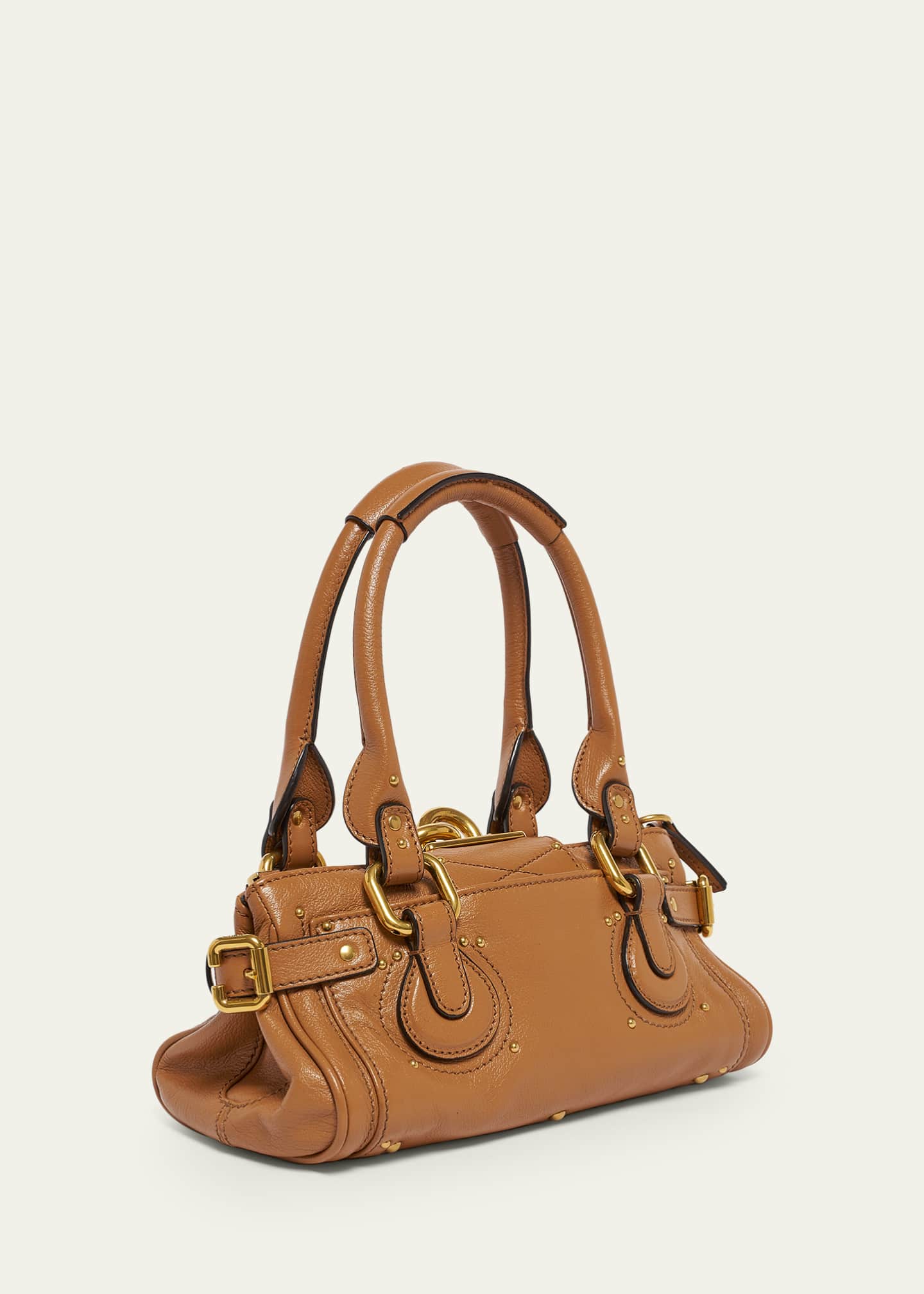 Chloe Small Paddington Padlock Shoulder Bag in Leather - Bergdorf