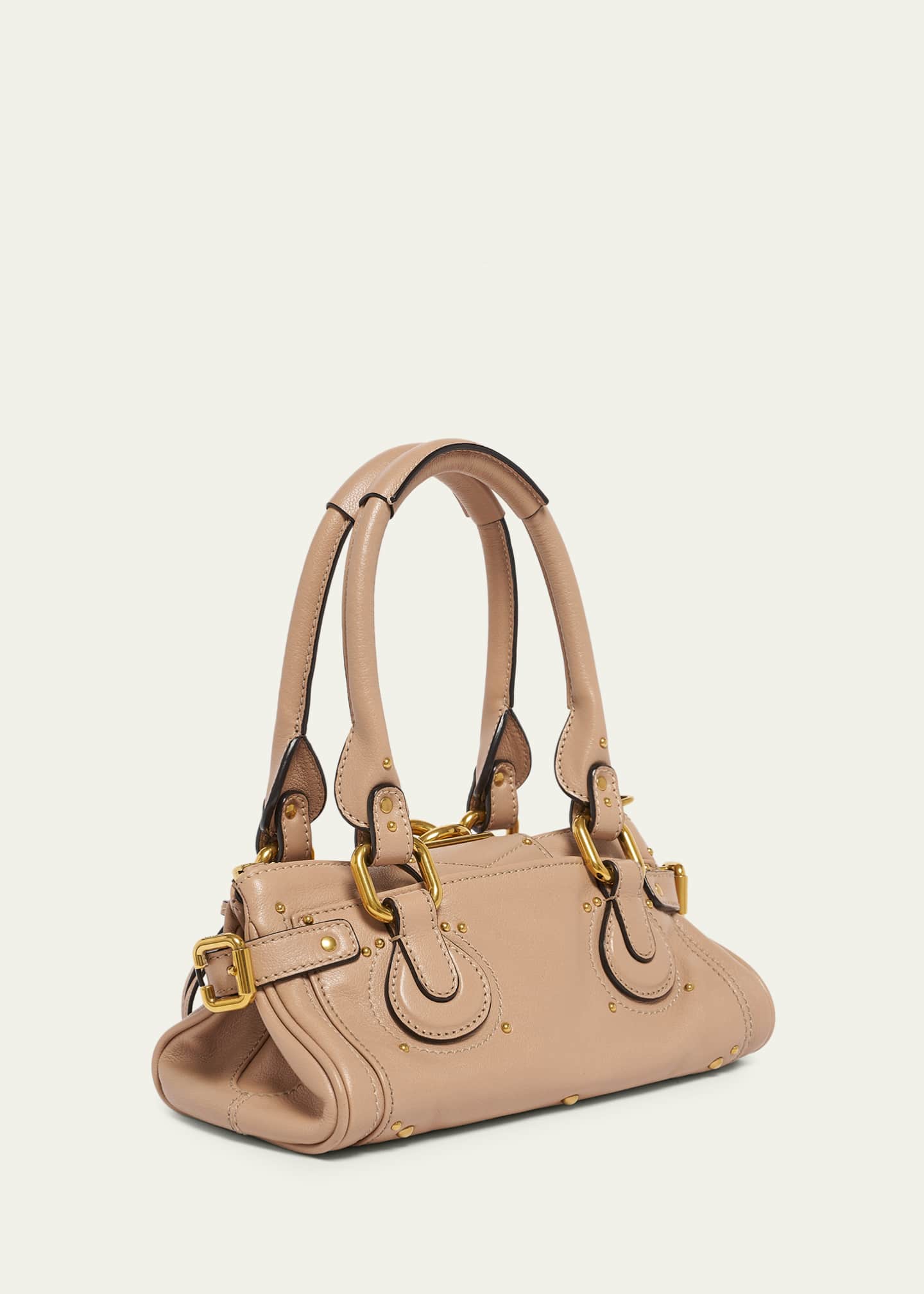 Chloe Small Paddington Padlock Shoulder Bag in Leather - Bergdorf