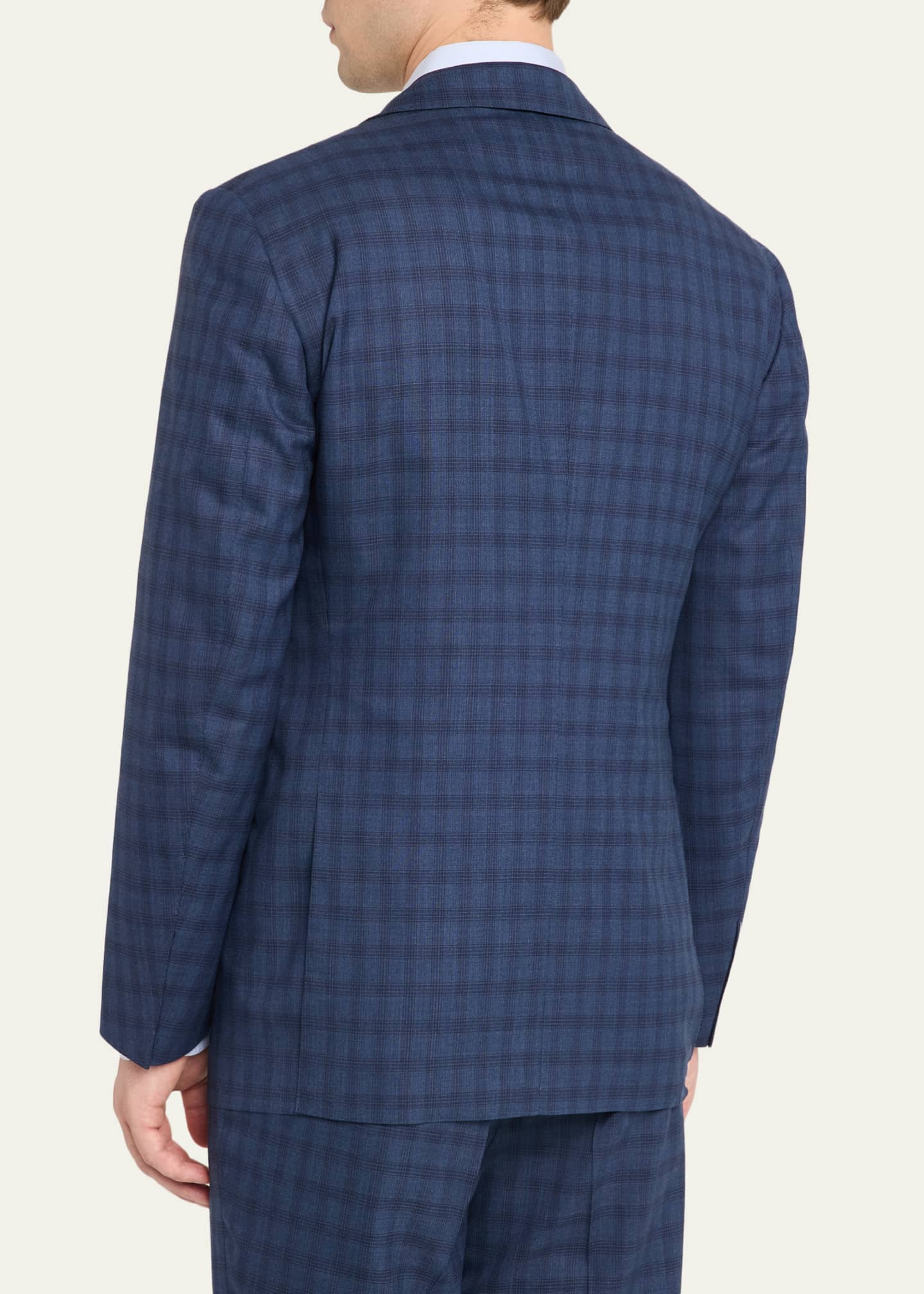 Cesare Attolini Men's Wool Windowpane Check Two-Piece Suit