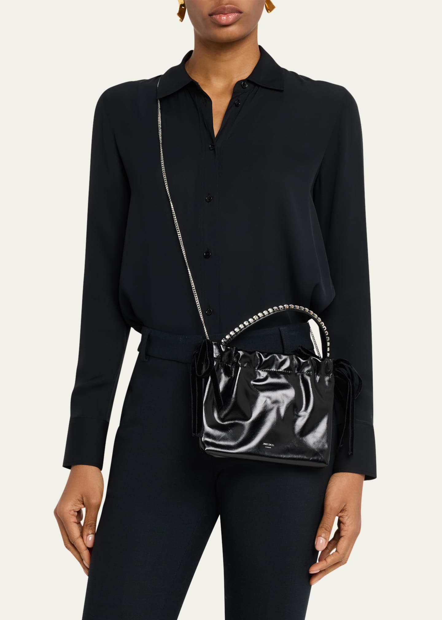 JIMMY CHOO 2wayミニバッグ クラッチ パーティ美品 レディース クラッチバッグ | 女性用 クラッチバッグ | ジミー チュウ