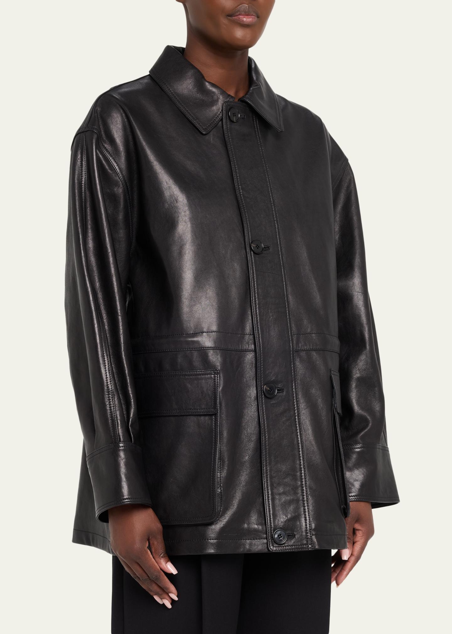 Arma Maeve Lambskin Leather Jacket - Bergdorf Goodman