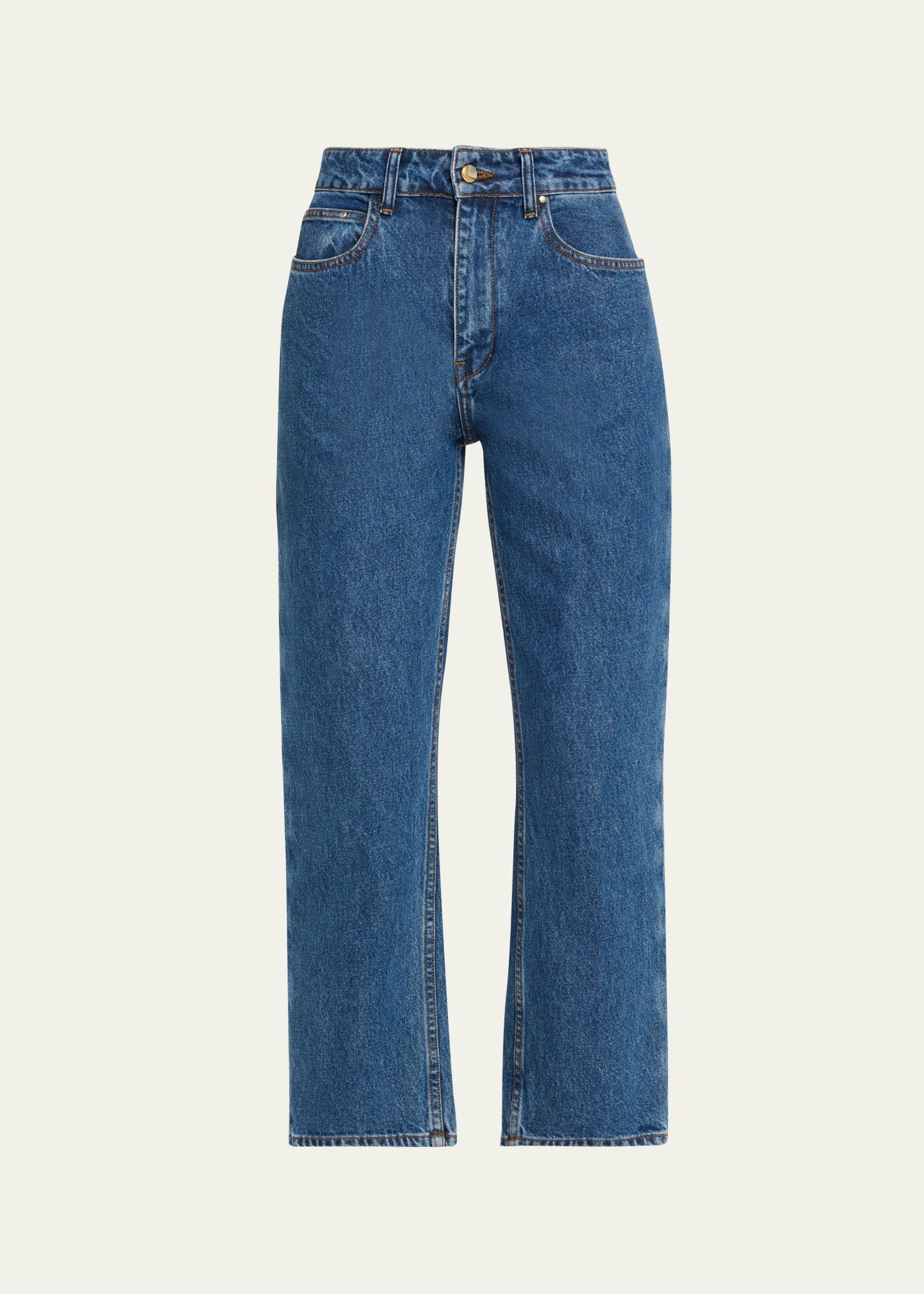 Ossou Drift High-Rise Ankle Jeans - Bergdorf Goodman