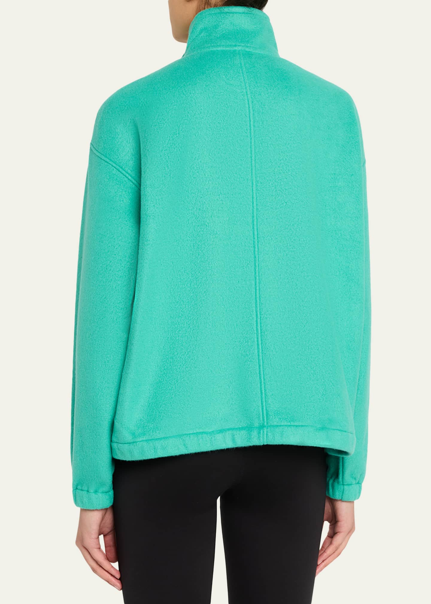 AURALEE Men's Fleece Half-Zip Sweater - Bergdorf Goodman