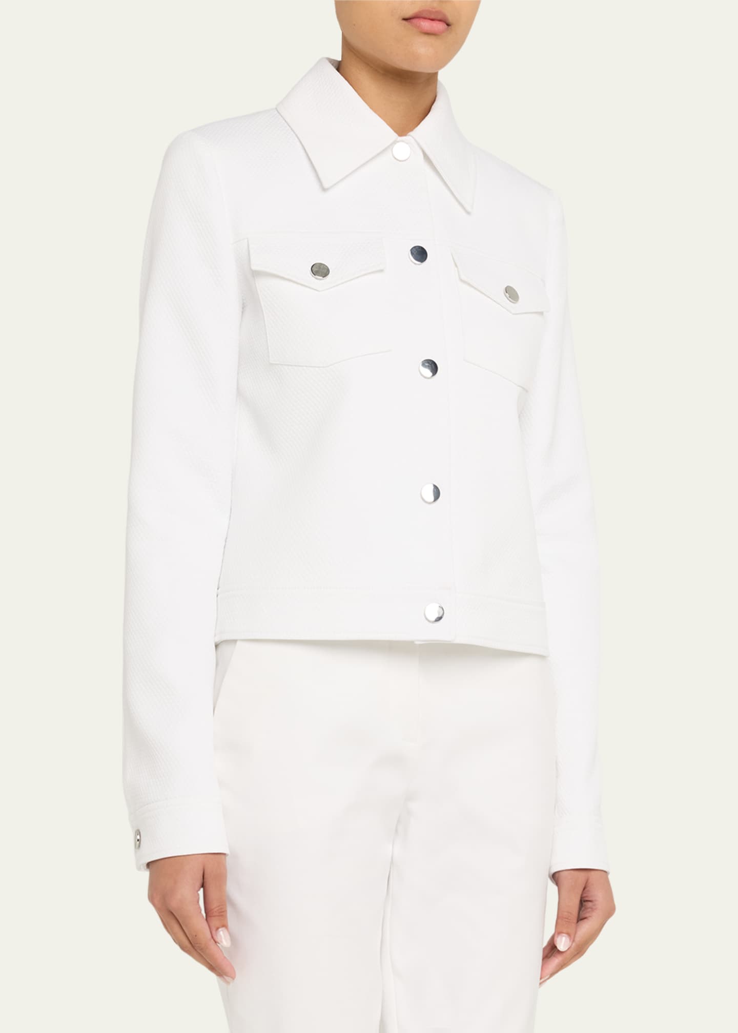 Michael Kors Collection Cotton-Silk Pique Jacket - Bergdorf Goodman