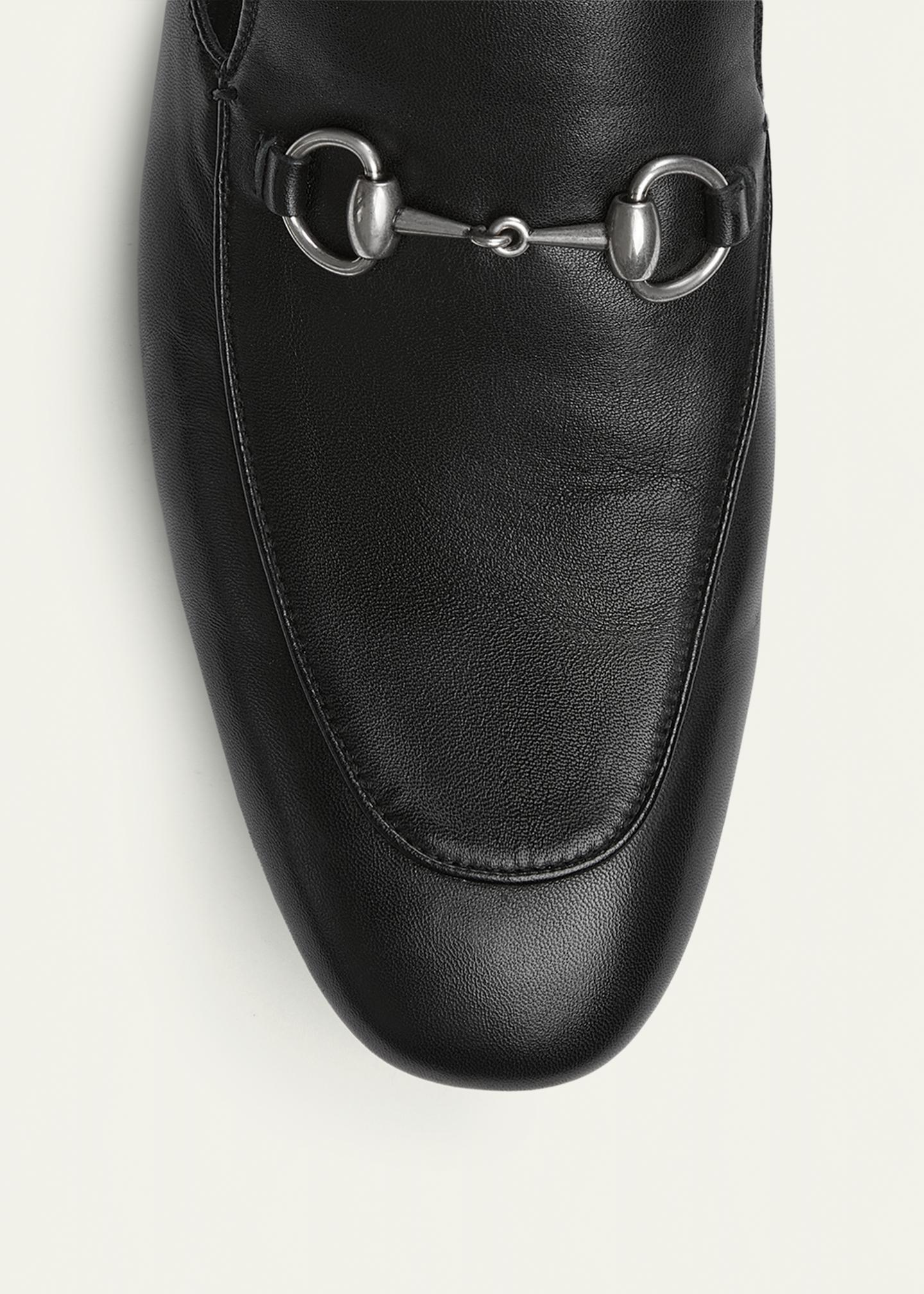 Gucci Men's Leather Horsebit Mules - Bergdorf Goodman