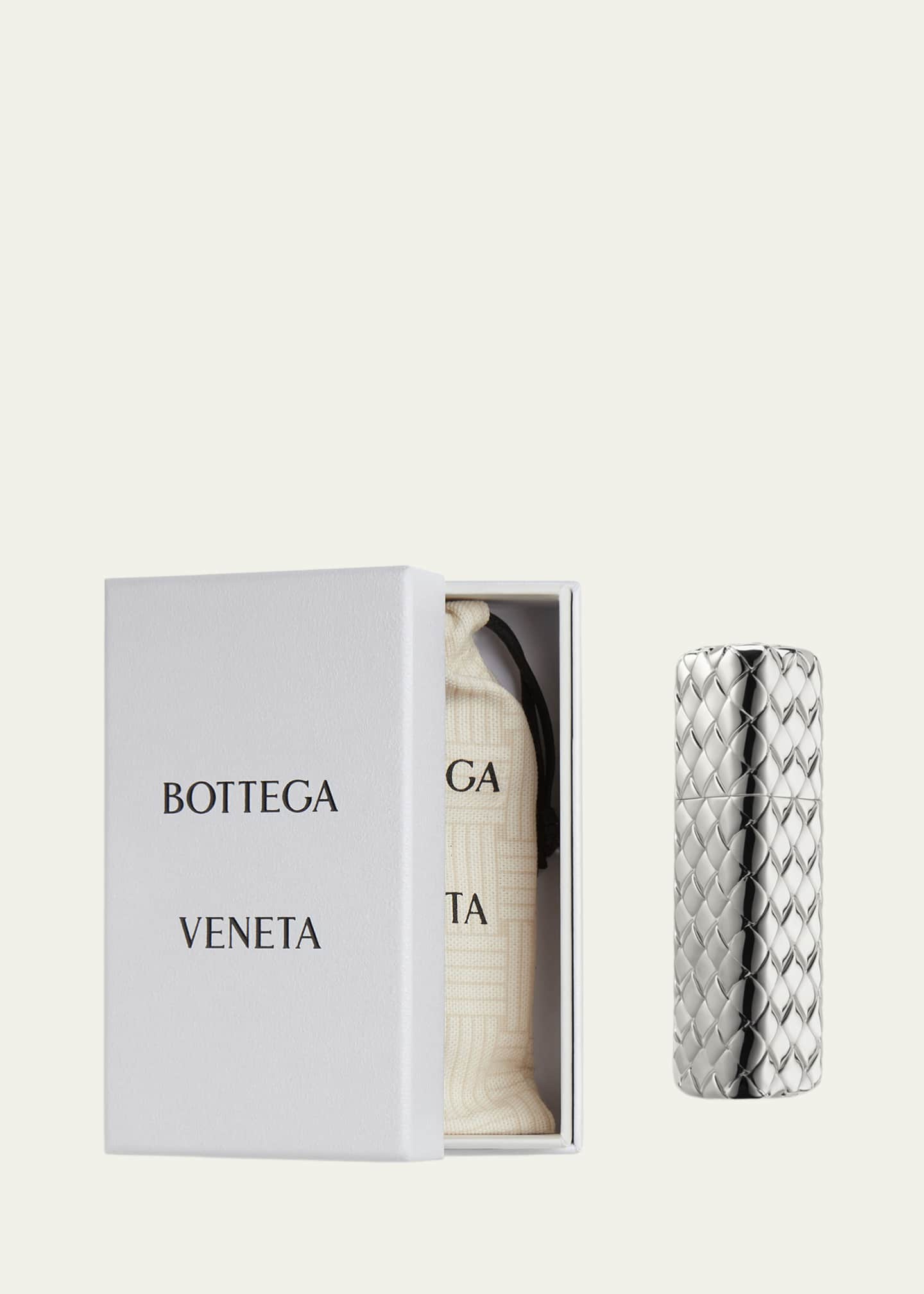 Bottega Veneta Silver Travel Fragrance Case - Bergdorf Goodman
