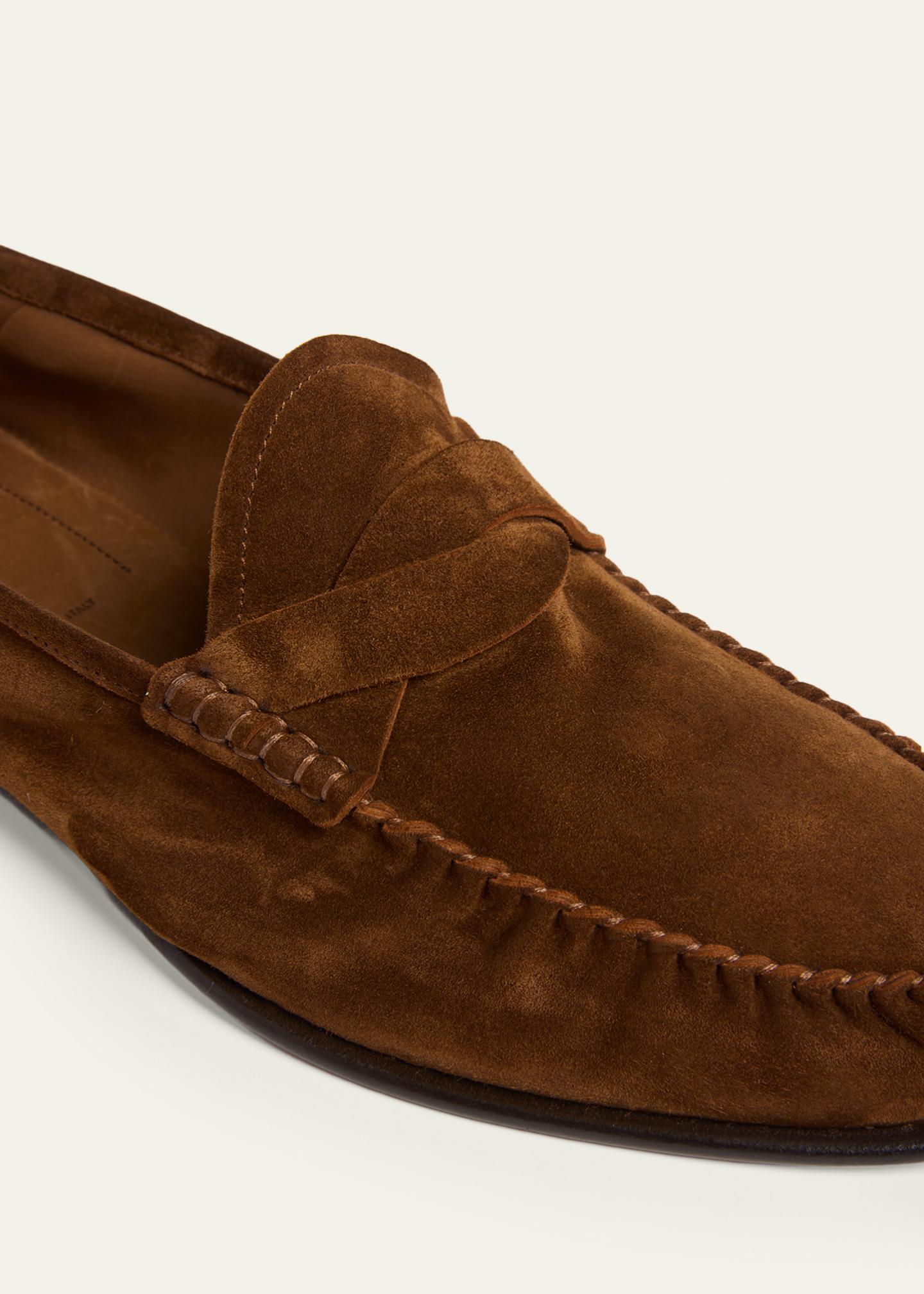 Boggle Milano Ripley 2 6.5 Men\'s Brown Suede Loafers Men main image 2