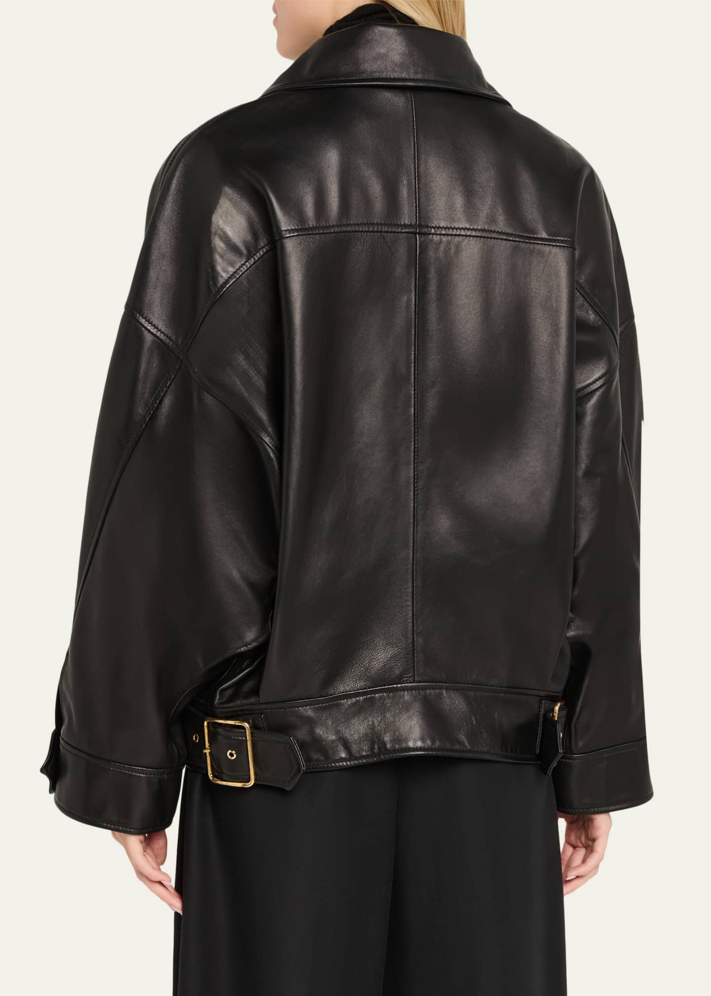DARKPARK Celine Nappa Leather Aviator Jacket - Bergdorf Goodman