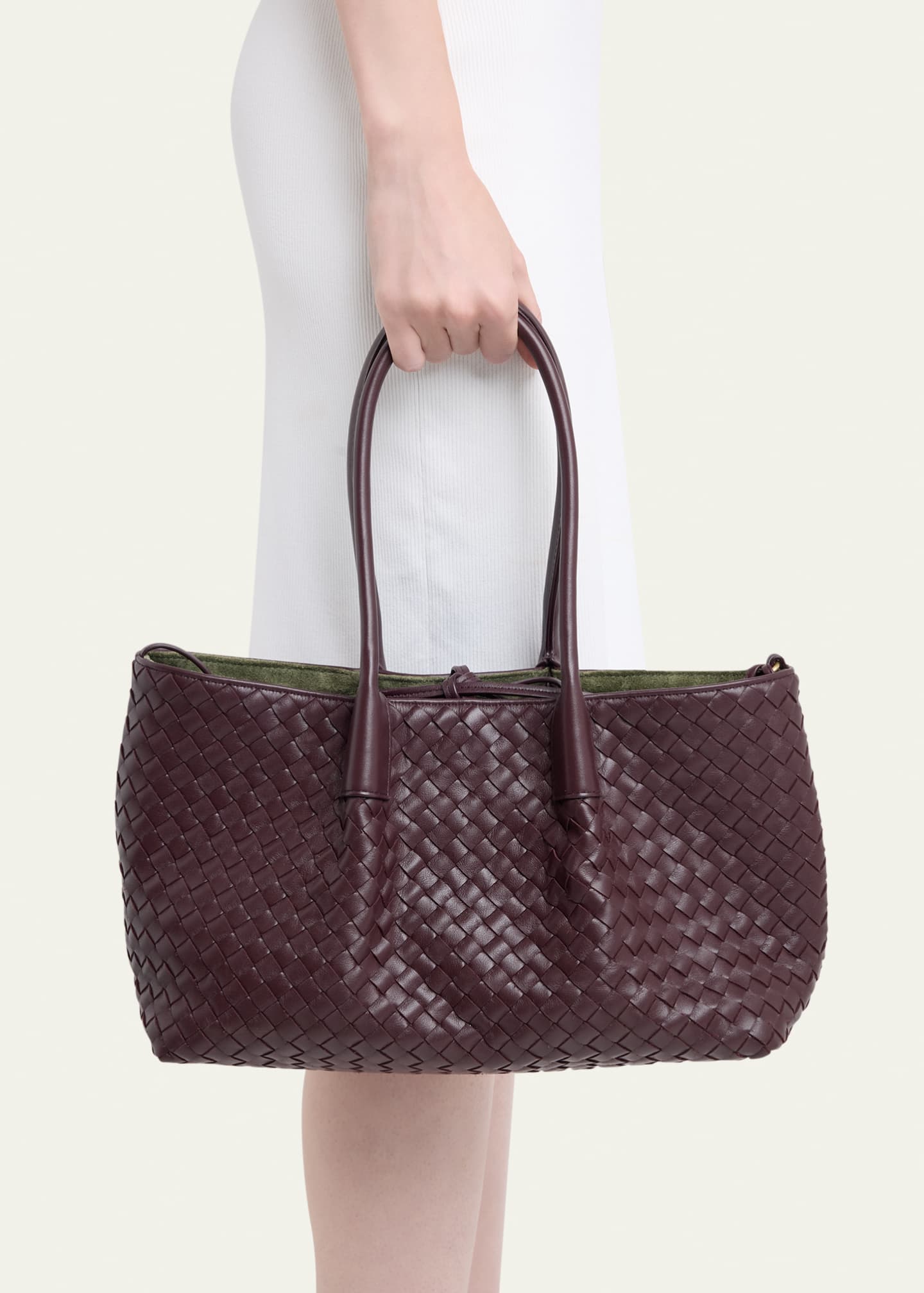Bottega Veneta Medium Pinacoteca Reversible Leather Tote Bag