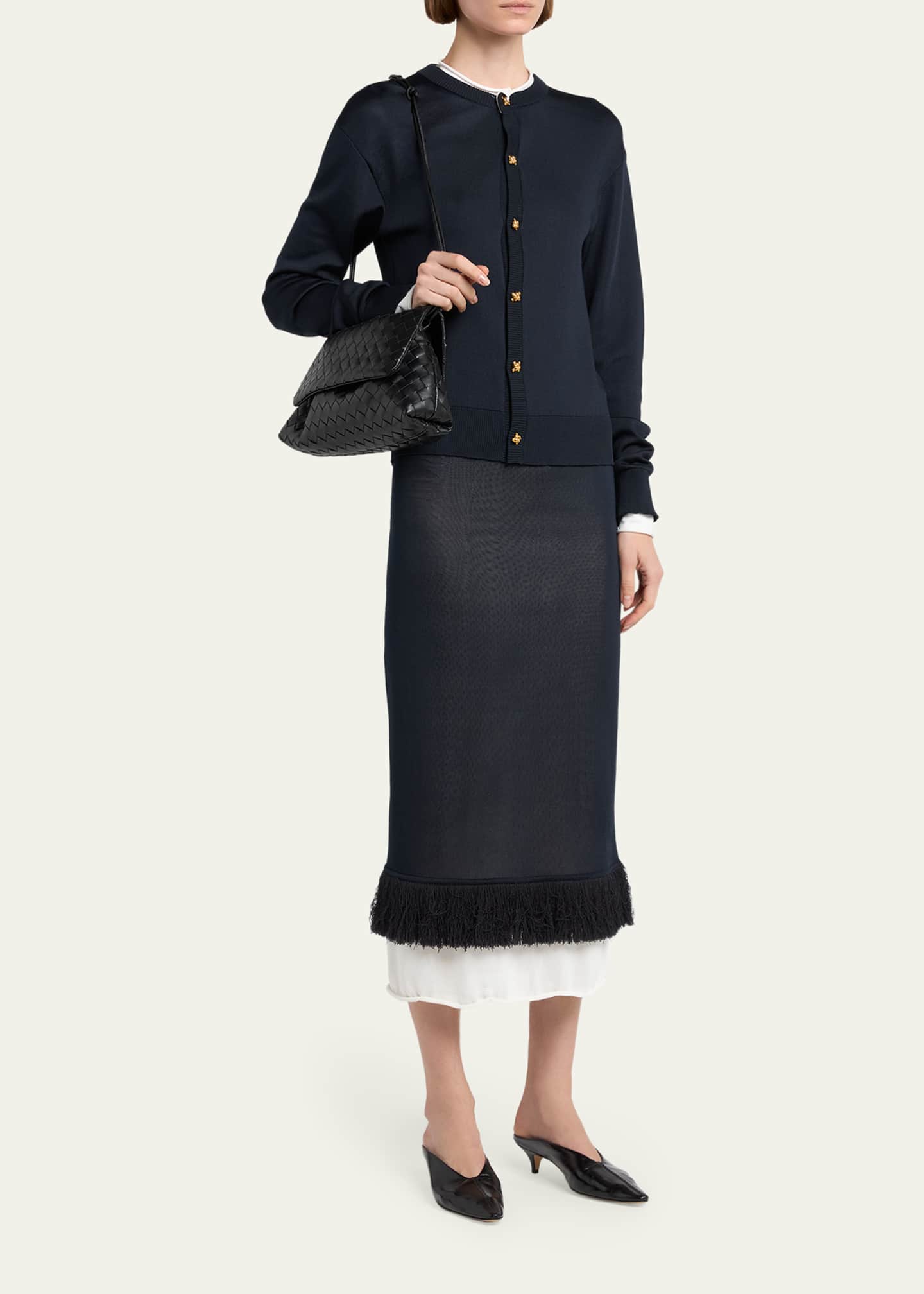 Bottega Veneta Giorno Leather Drawstring Shoulder Bag - Bergdorf