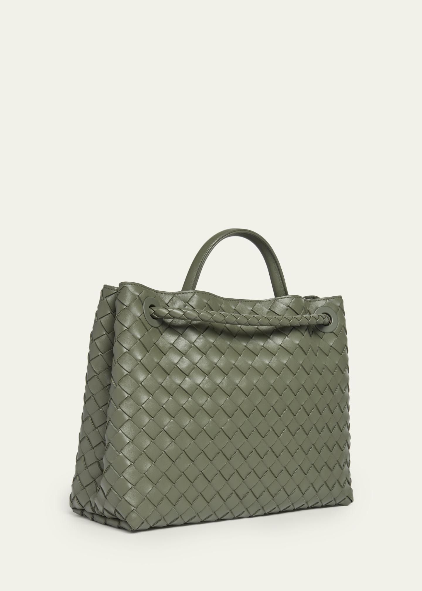 Bottega Veneta Andiamo Medium Nappa Leather Top-Handle Bag - Bergdorf ...