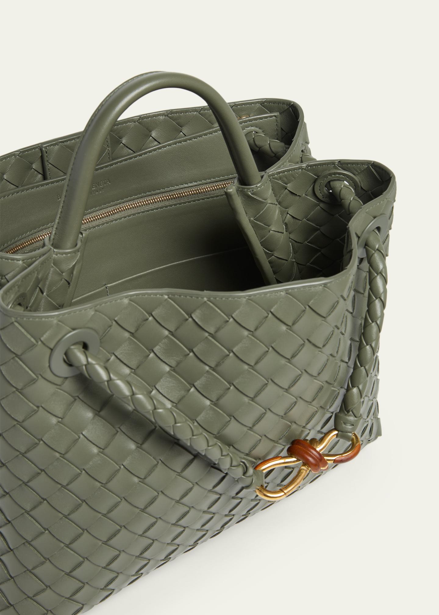 Bottega Veneta Andiamo Medium Nappa Leather Top-Handle Bag - Bergdorf ...
