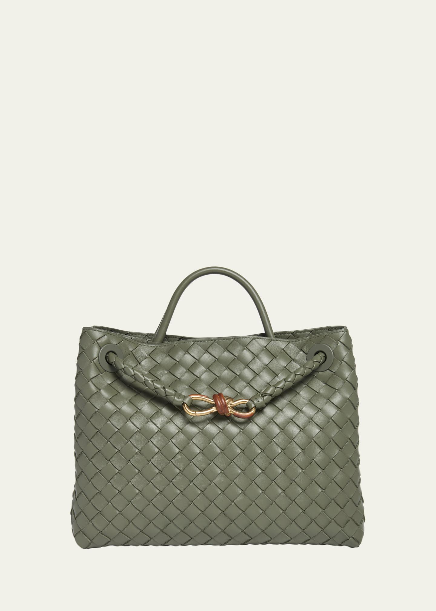 Bottega Veneta Andiamo Medium Nappa Leather Top-Handle Bag - Bergdorf ...