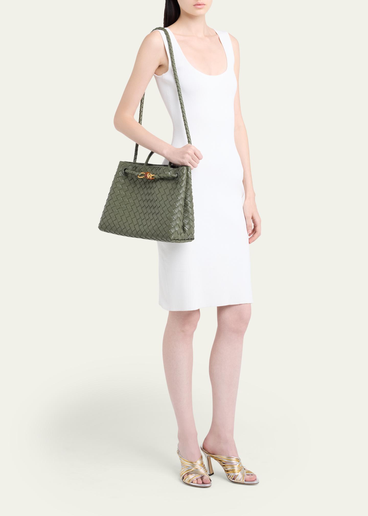 Bottega Veneta Andiamo Medium Nappa Leather Top-Handle Bag - Bergdorf ...