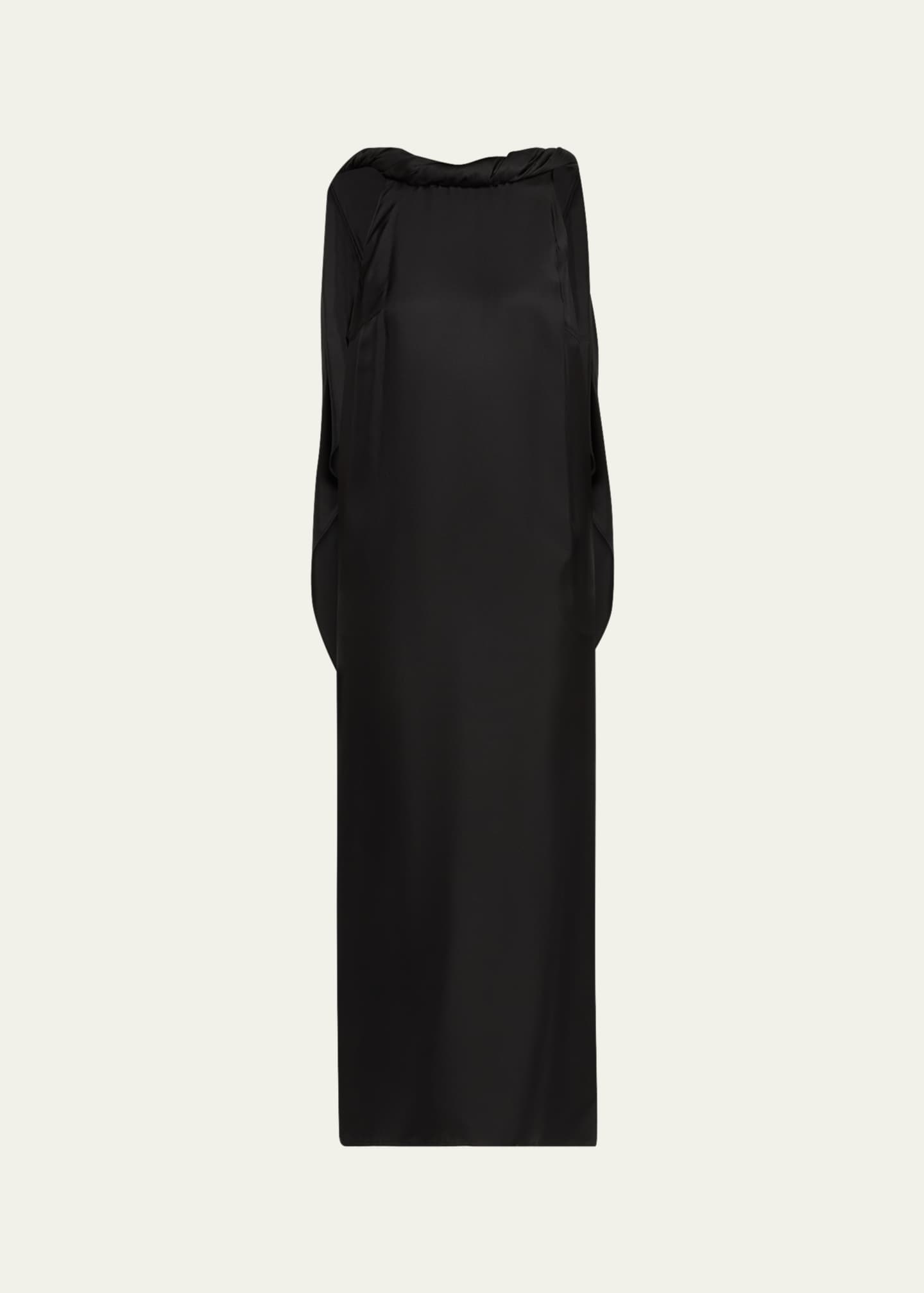 line and dot loulou satin dress Line & Dot x Revolve Women's XS Beige Loulou Satin Midi Dress New with Tags