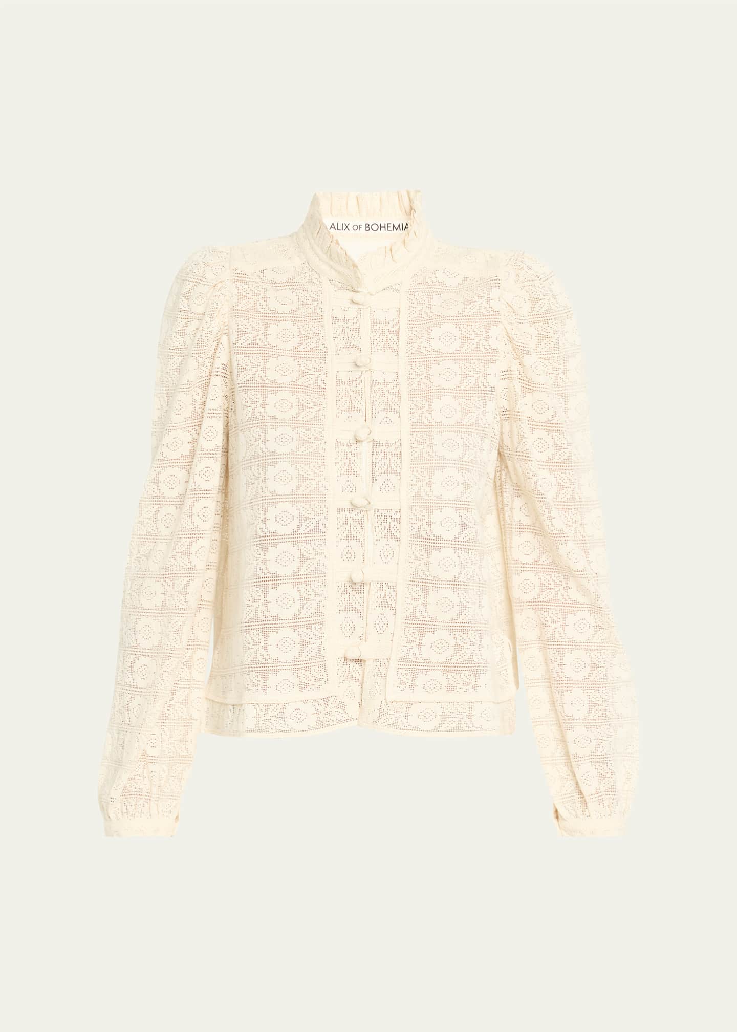 Alix of Bohemia Artemis Long-Sleeve Lace Blouse - Bergdorf Goodman