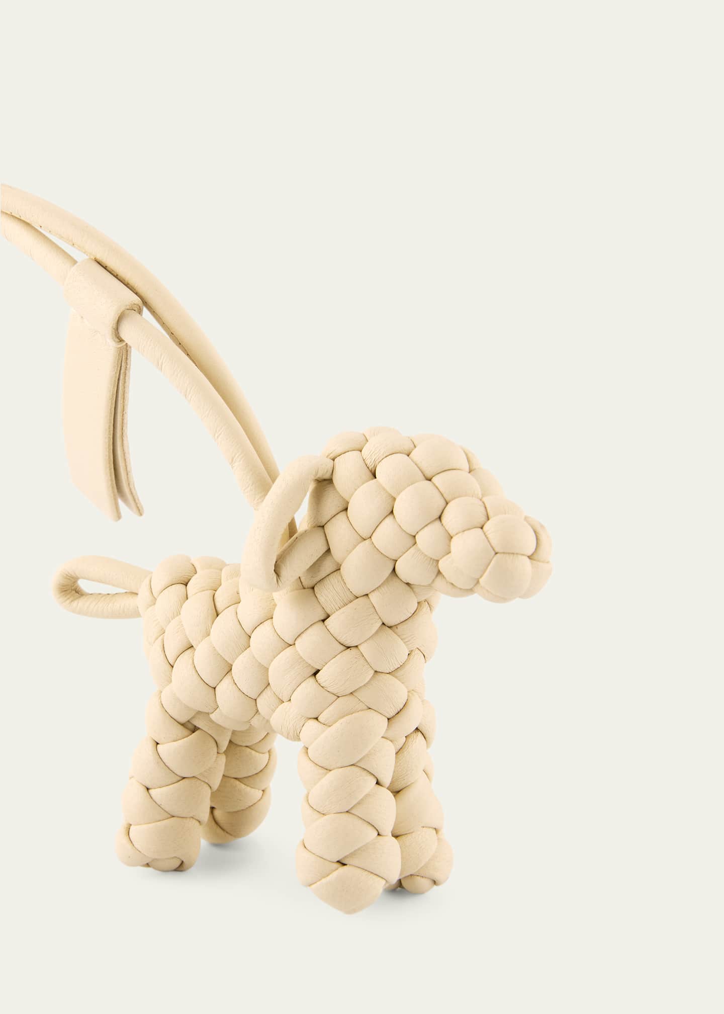 Bottega Veneta Intreccio Nappa Leather Dog Charm - Bergdorf Goodman