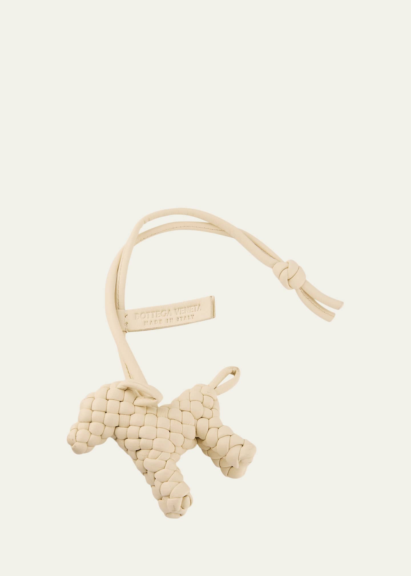 Bottega Veneta Intreccio Nappa Leather Dog Charm - Bergdorf Goodman