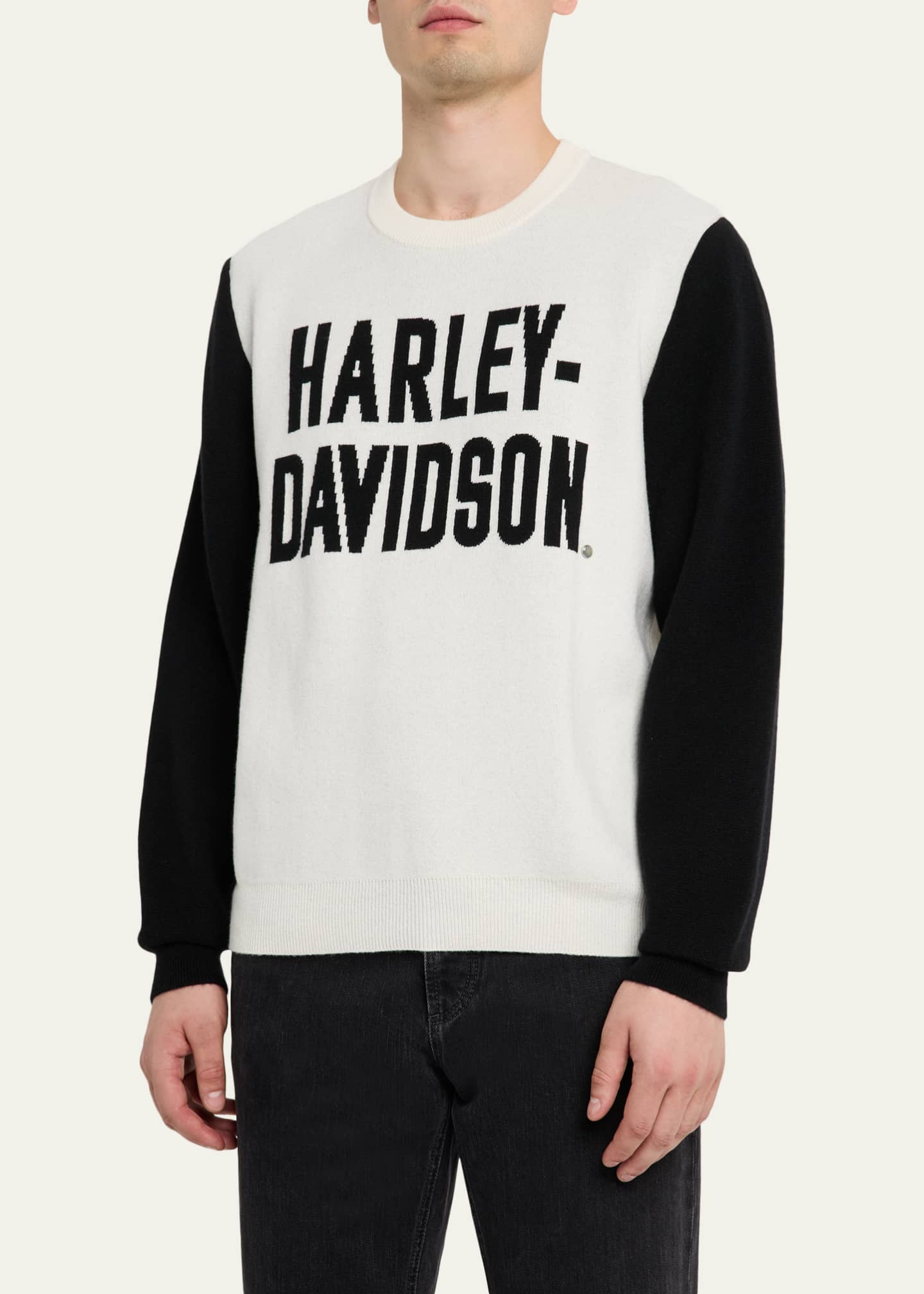 God's True Cashmere x Harley-Davidson Men's Milano Cashmere Logo