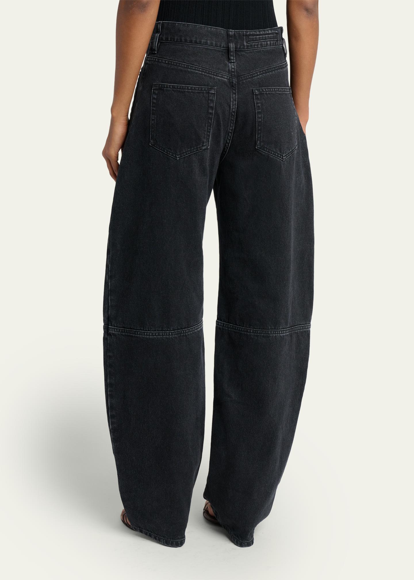 Proenza Schouler Fontana Barrel Jeans - Bergdorf Goodman