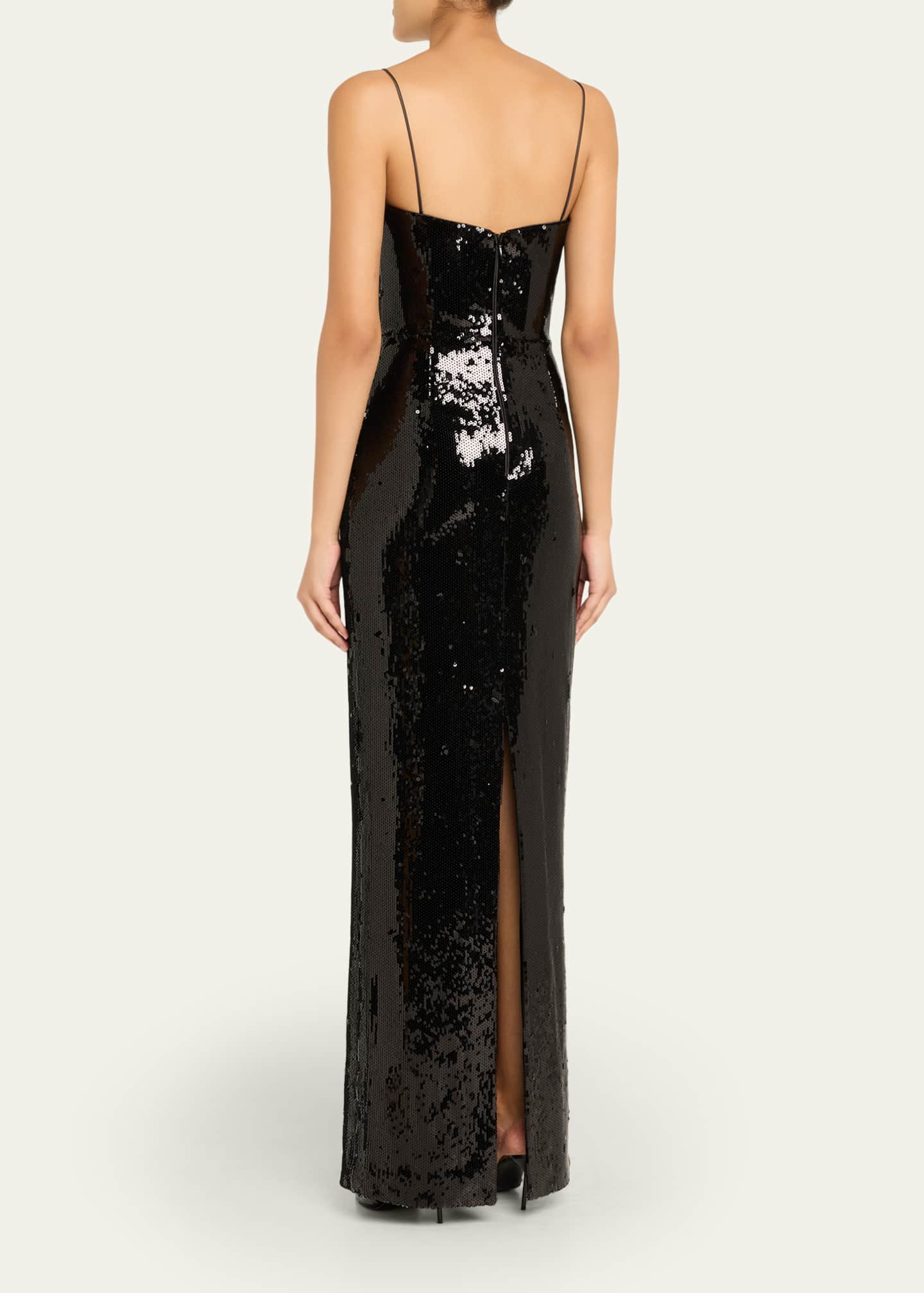 long black off the shoulder formal dress Stylish Black Ruffles Off shoulder Prom Dress with High Slit SH150 main image 0