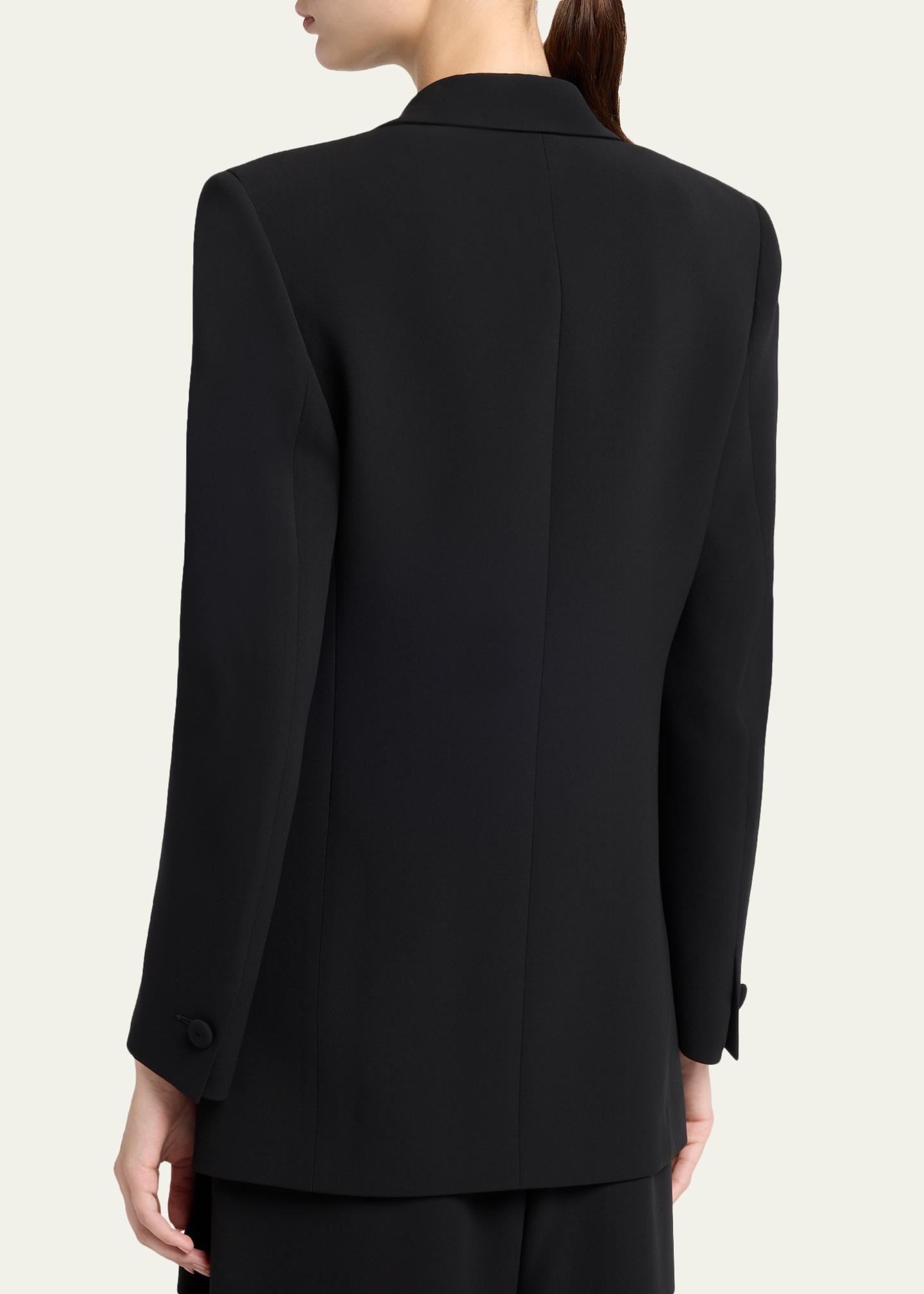 ※Ryuhaku GIORGIO ARMANI / 立ち襟ジャケット Giorgio Armani Rosette Lapel Double-Breasted Blazer Jacket